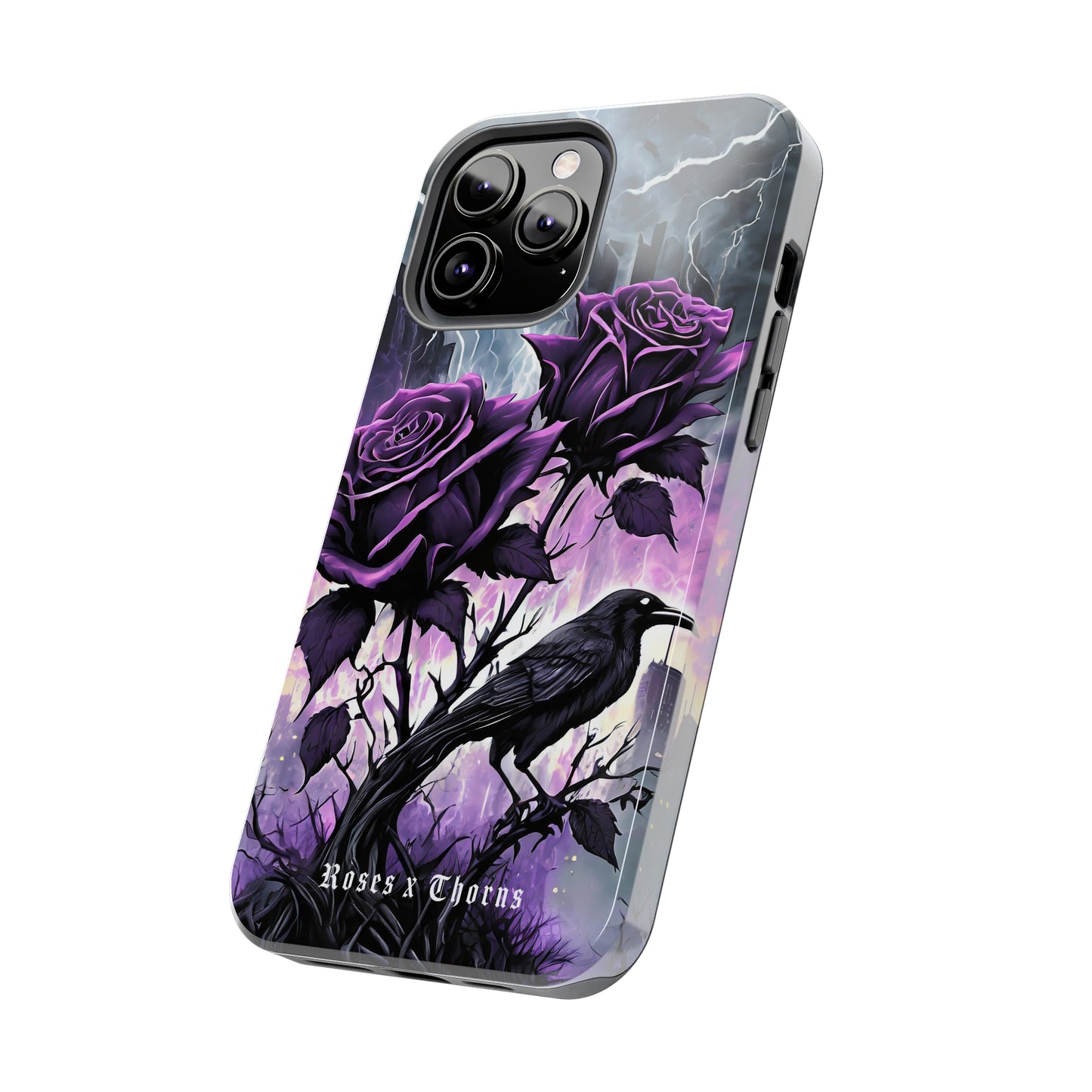 Purple Roses x Thorns Tough Phone Cases
