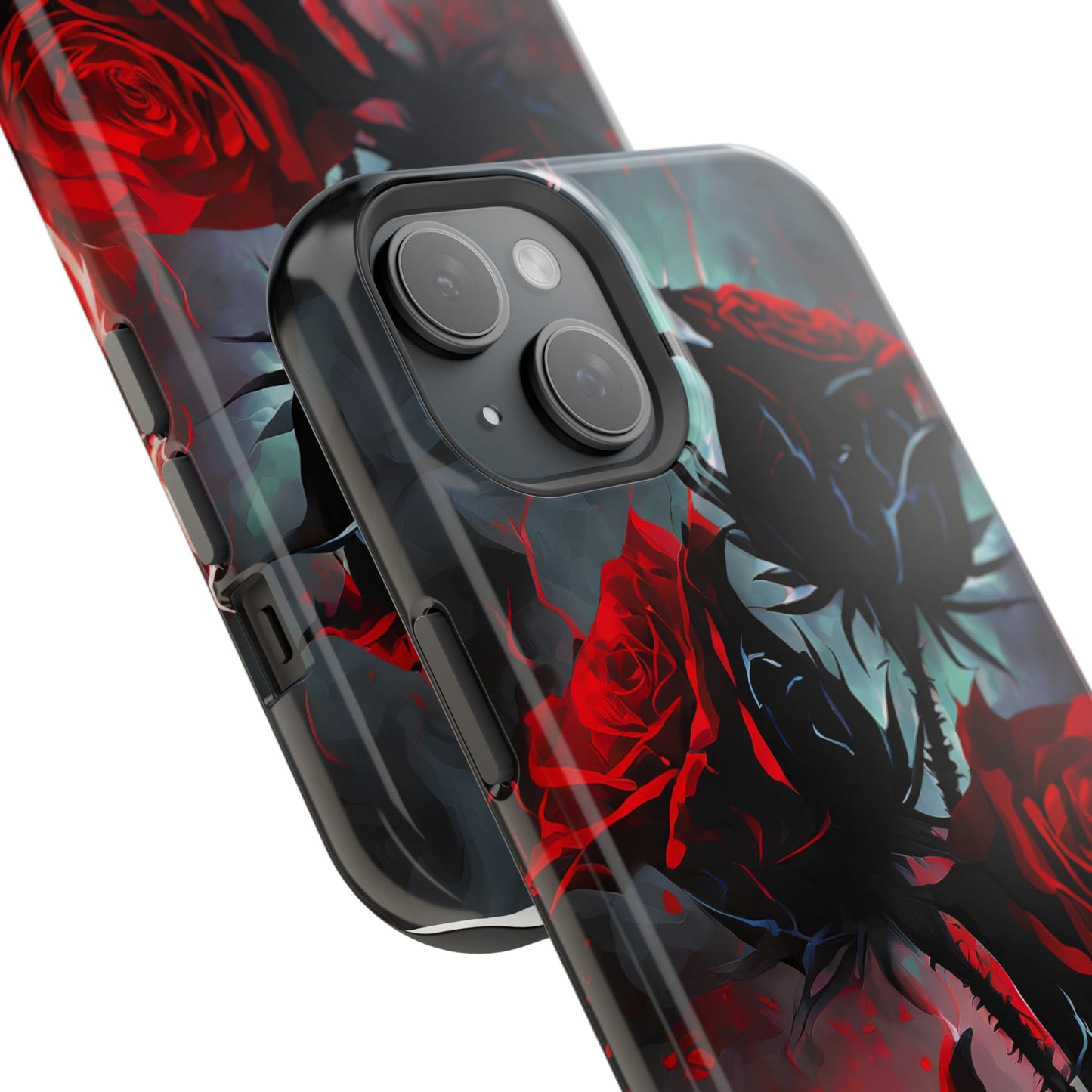 Red Roses x Thorns x Lightening Impact-Resistant Cases