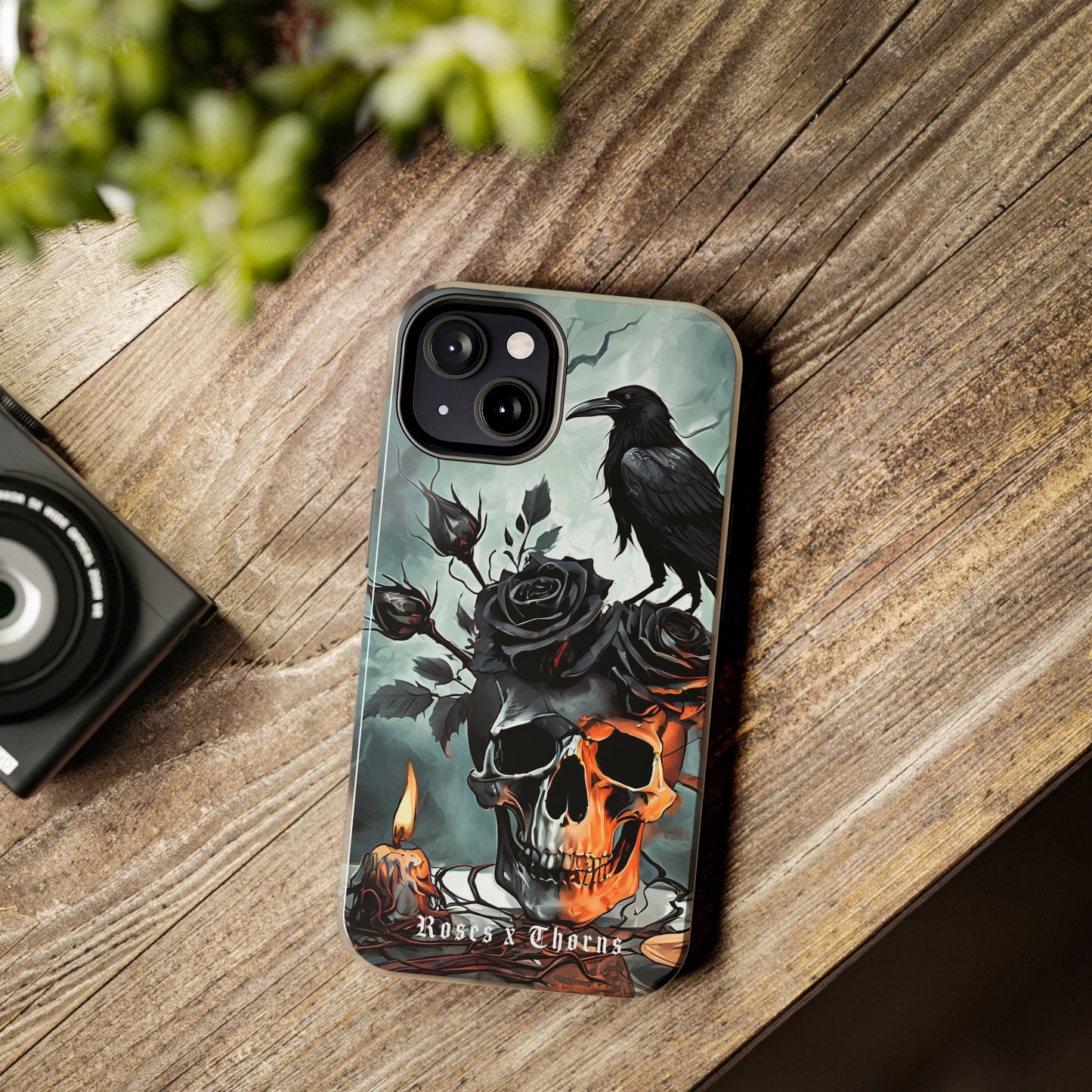 Black Roses x Thorns Tough Phone Cases