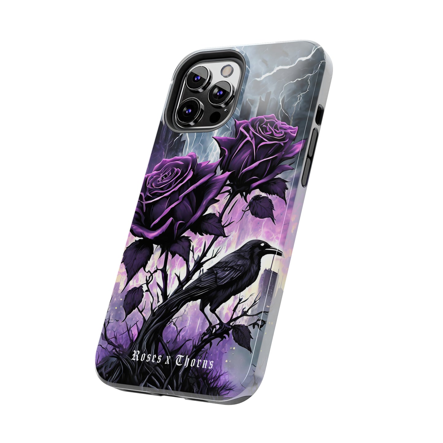 Purple Roses x Thorns Tough Phone Cases