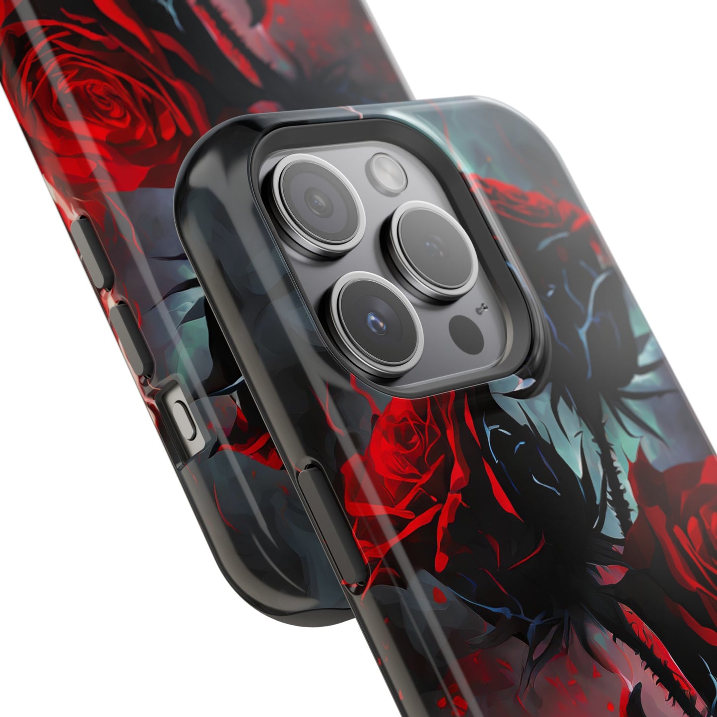 Red Roses x Thorns x Lightening Impact-Resistant Cases