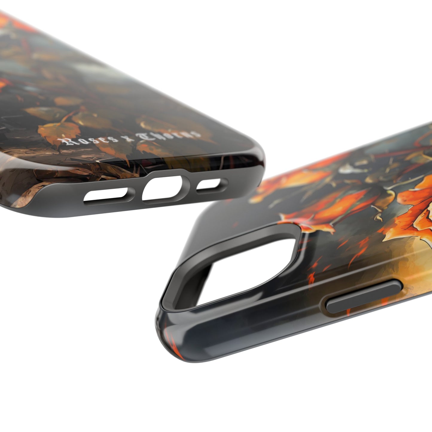 Orange Roses x Thorns Impact-Resistant Cases