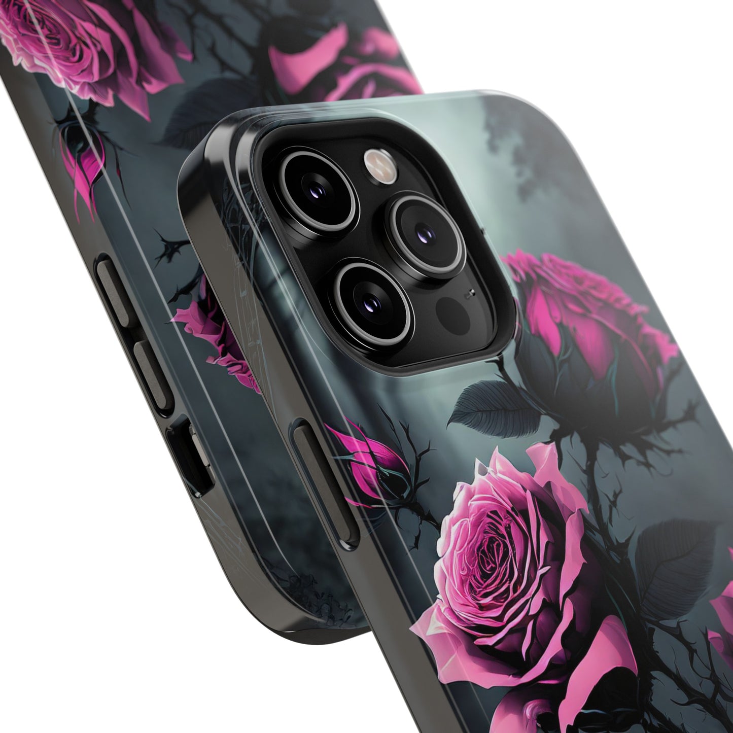 Pink Roses x Thorns Impact-Resistant Cases