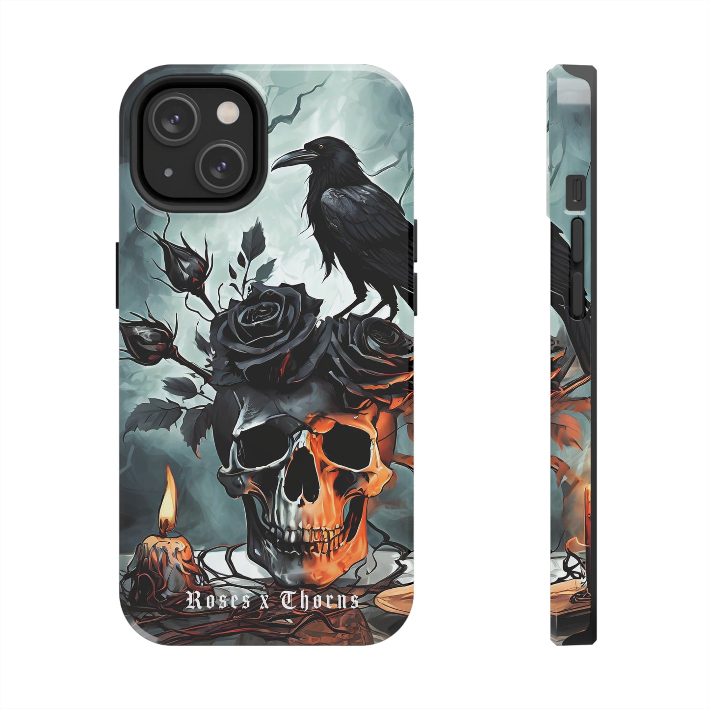 Black Roses x Thorns Tough Phone Cases