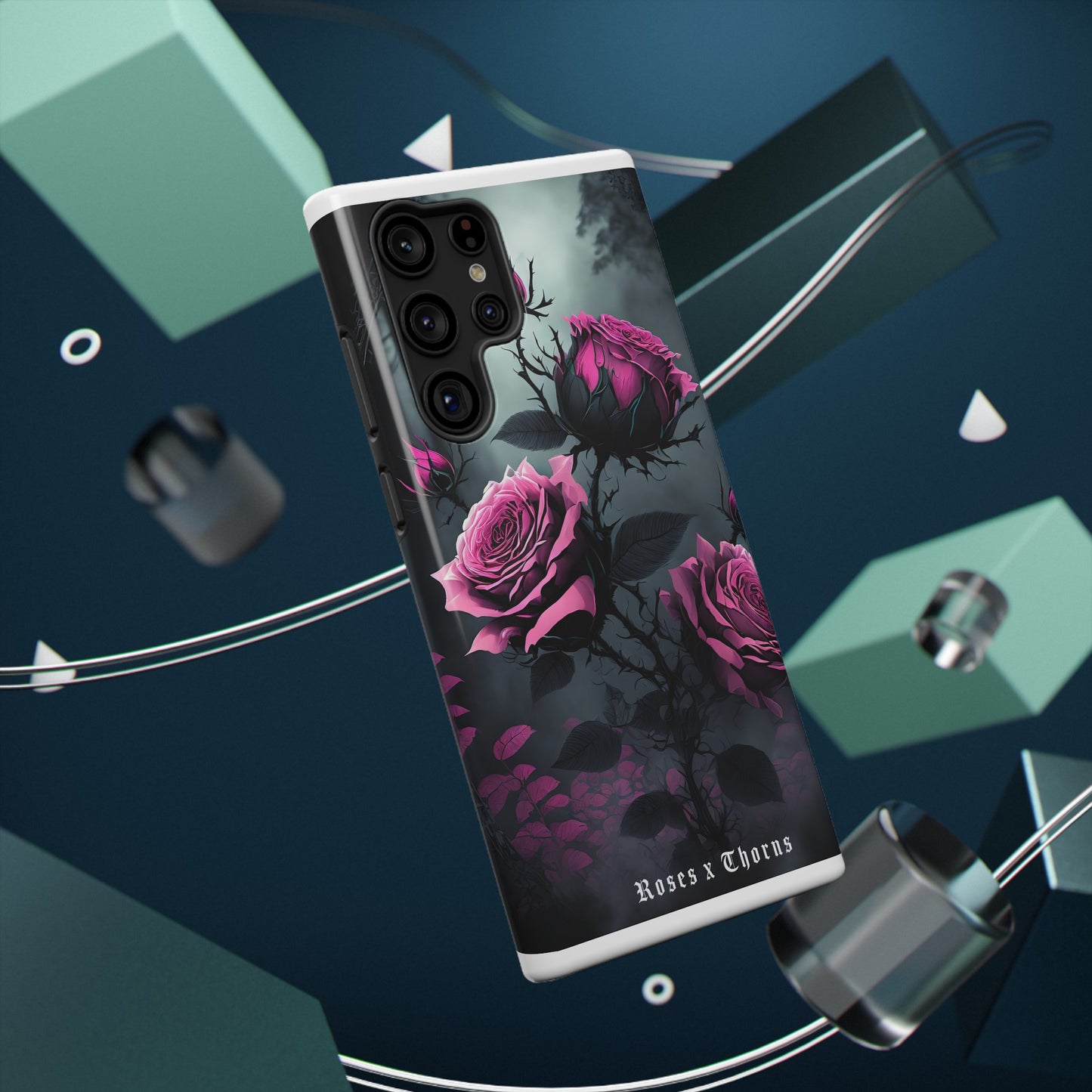 Pink Roses x Thorns Impact-Resistant Cases