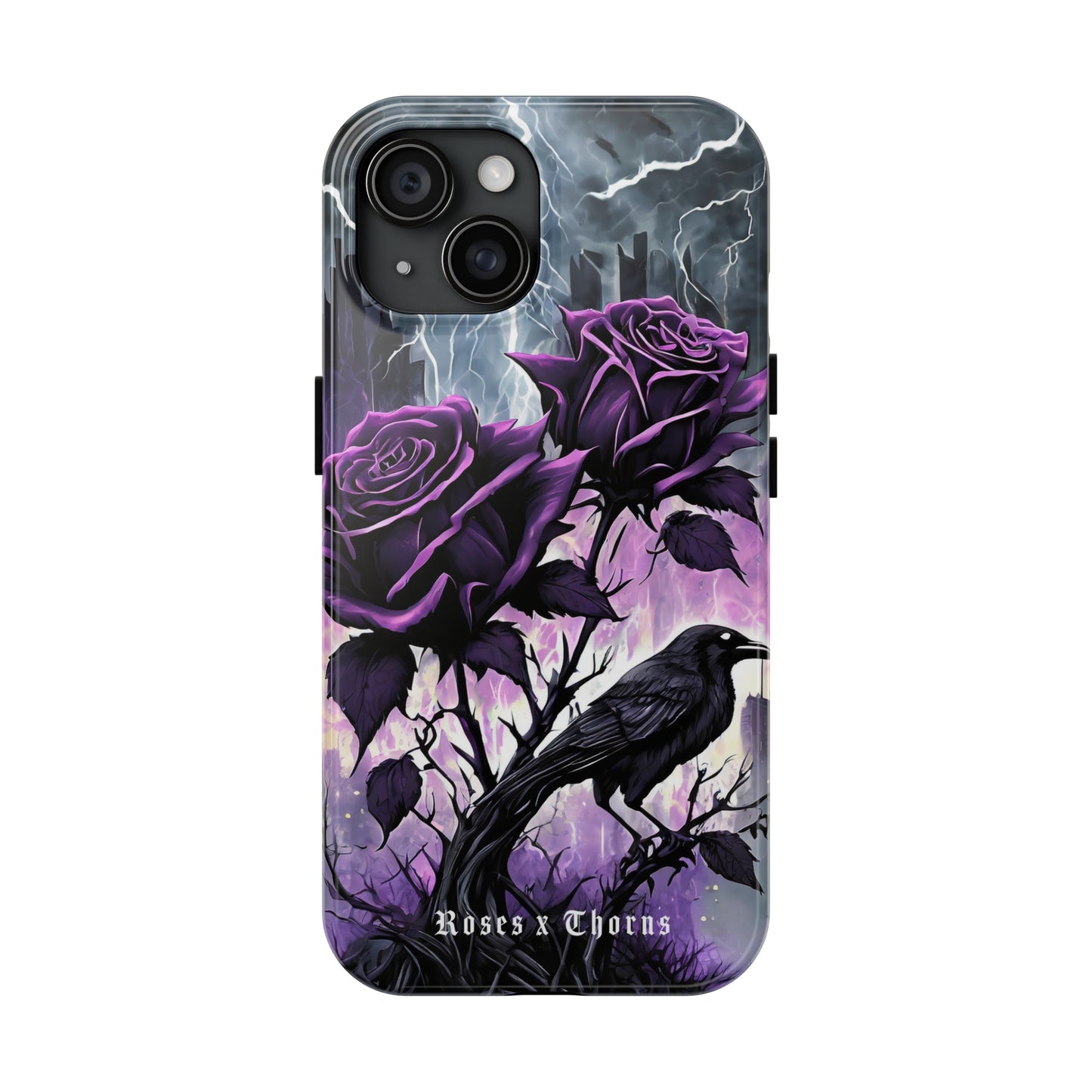 Purple Roses x Thorns Tough Phone Cases
