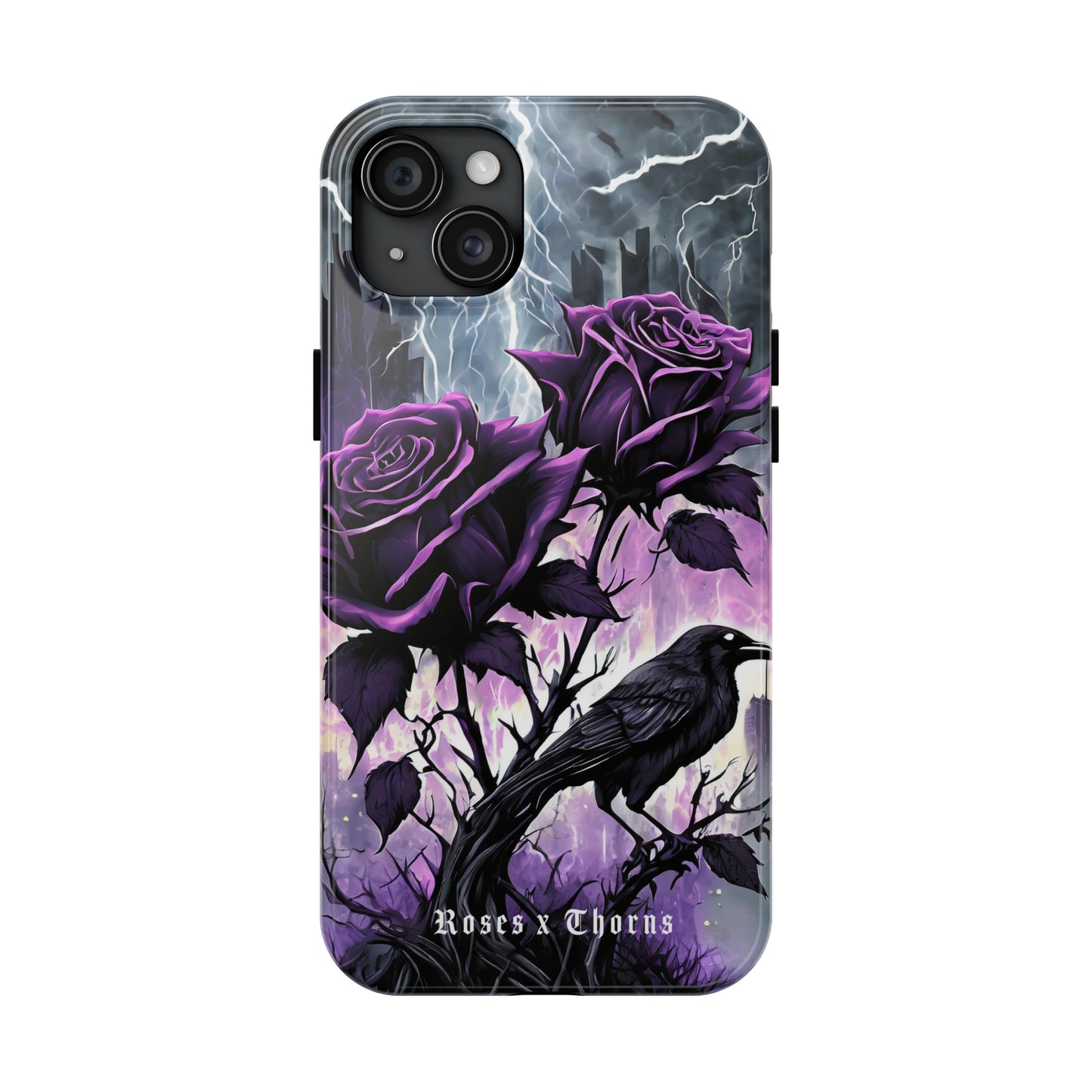 Purple Roses x Thorns Tough Phone Cases