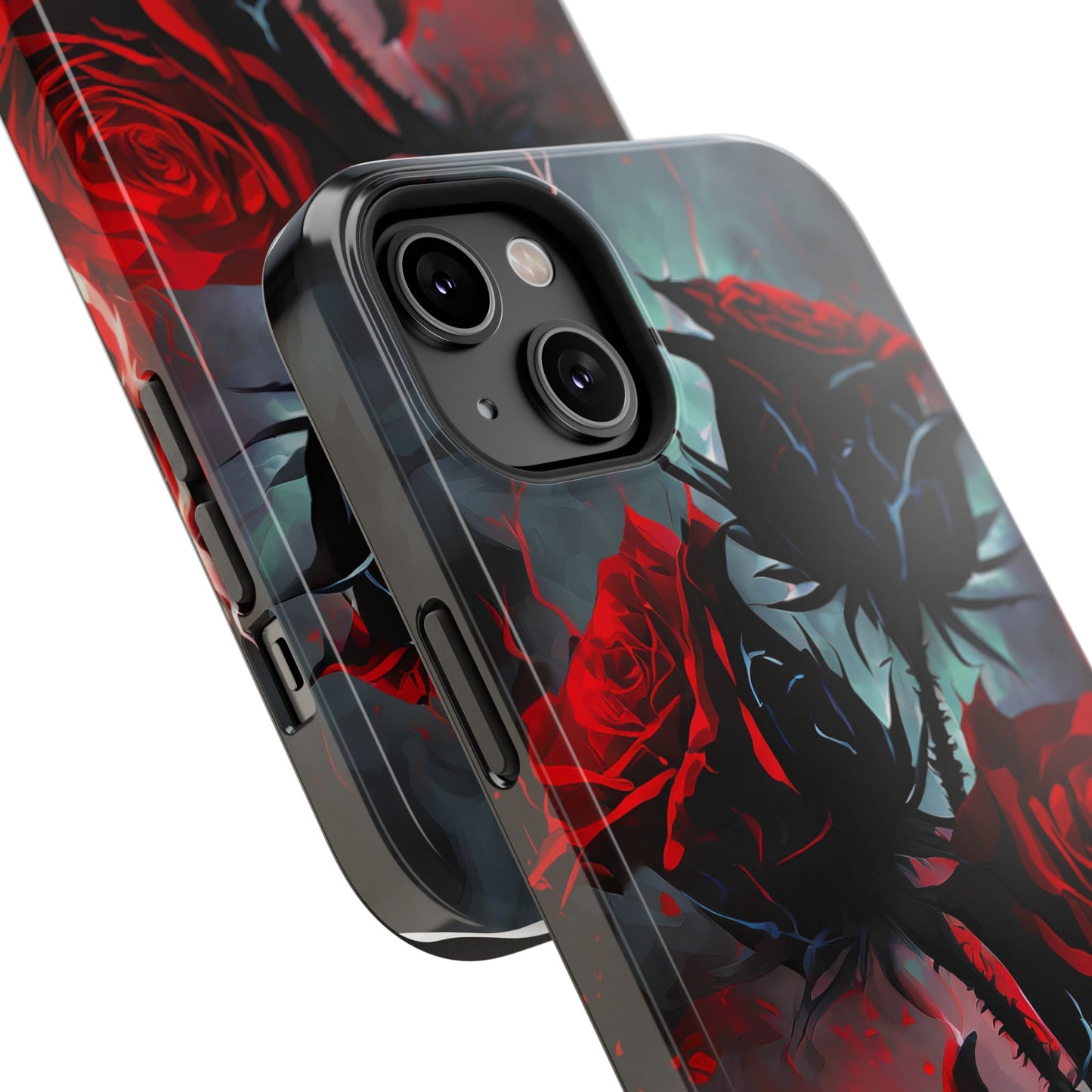 Red Roses x Thorns x Lightening Impact-Resistant Cases