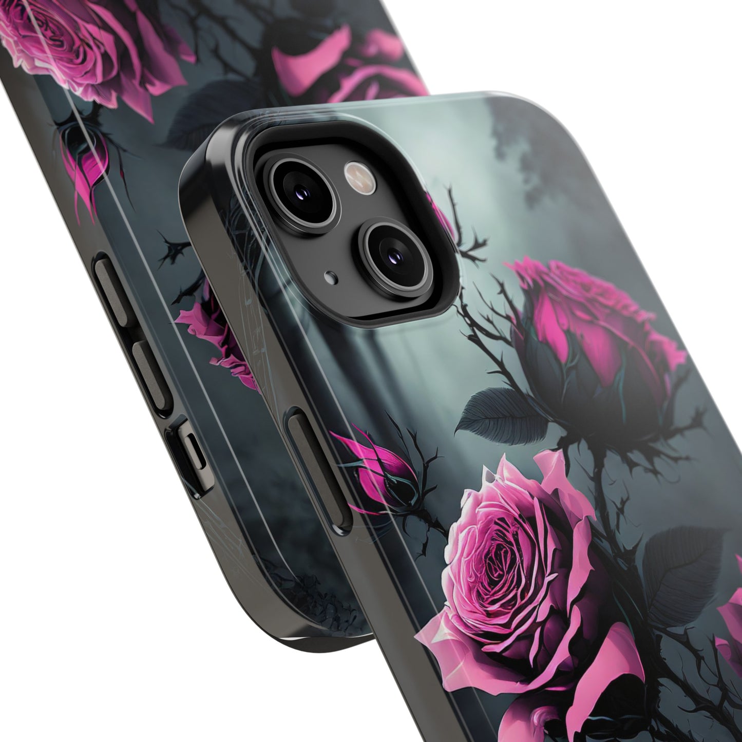 Pink Roses x Thorns Impact-Resistant Cases