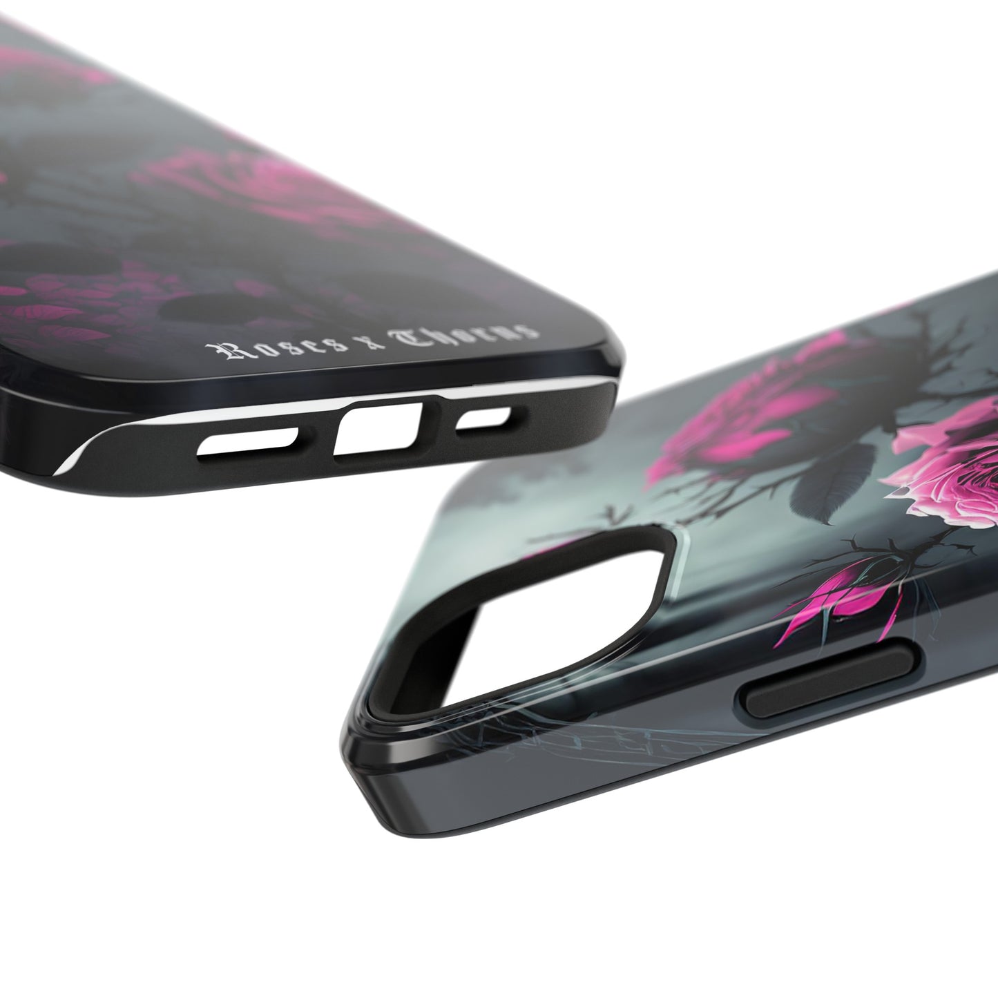 Pink Roses x Thorns Impact-Resistant Cases