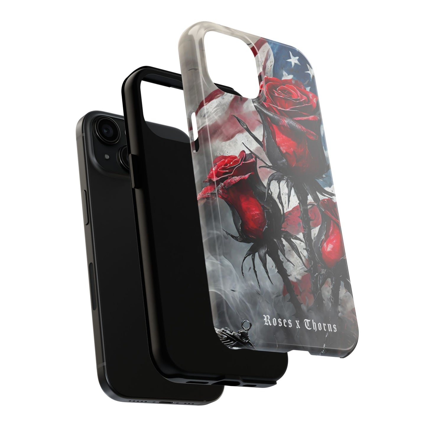 American Red Roses x Thorns Phone Cases