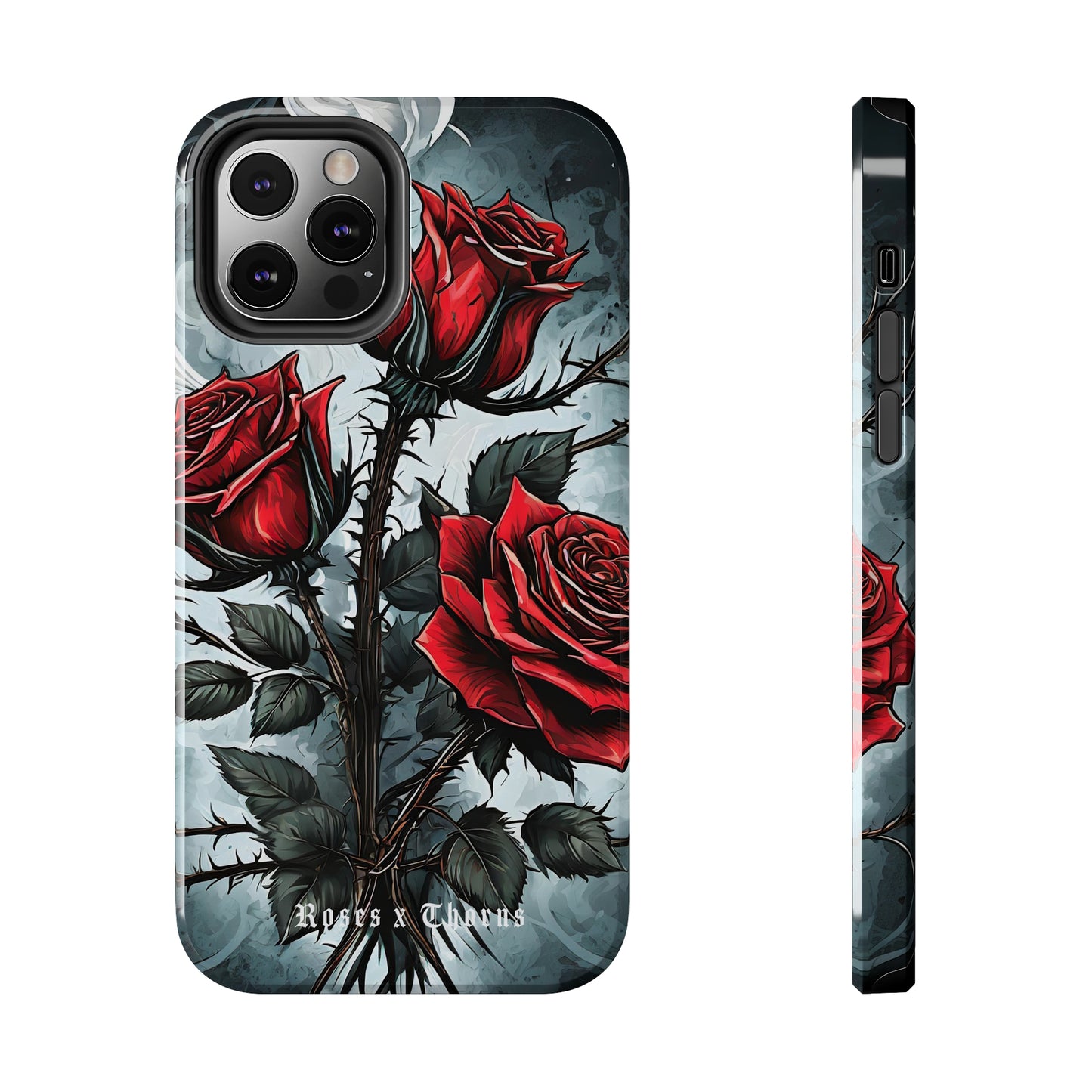 Red Roses x Thorns Tough Phone Cases