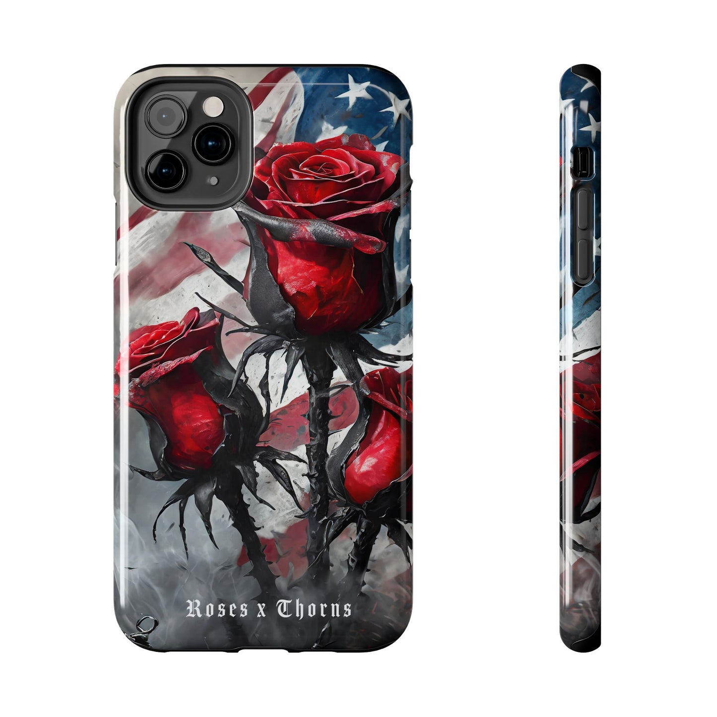 American Red Roses x Thorns Phone Cases