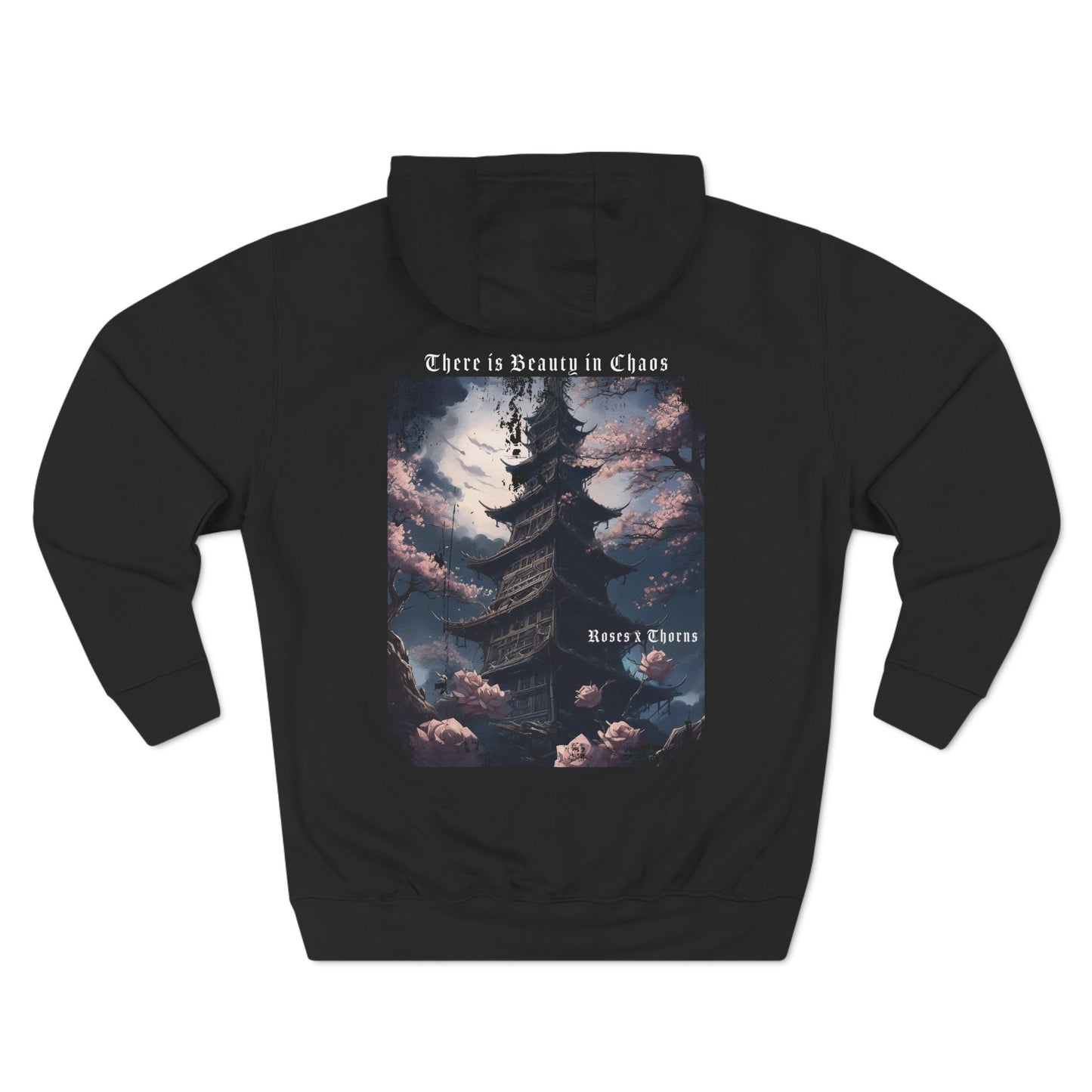 Pagoda Tower Roses x Thorns Fleece Hoodie