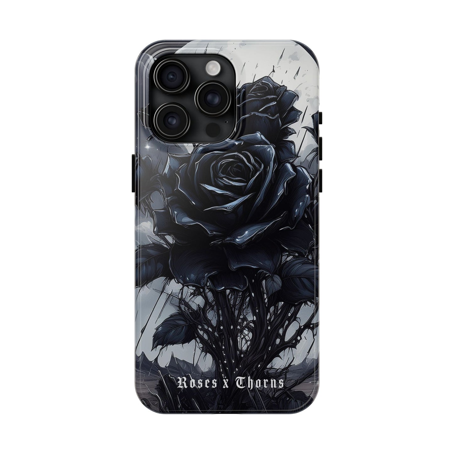 Black Desert Roses x Thorns Phone Cases