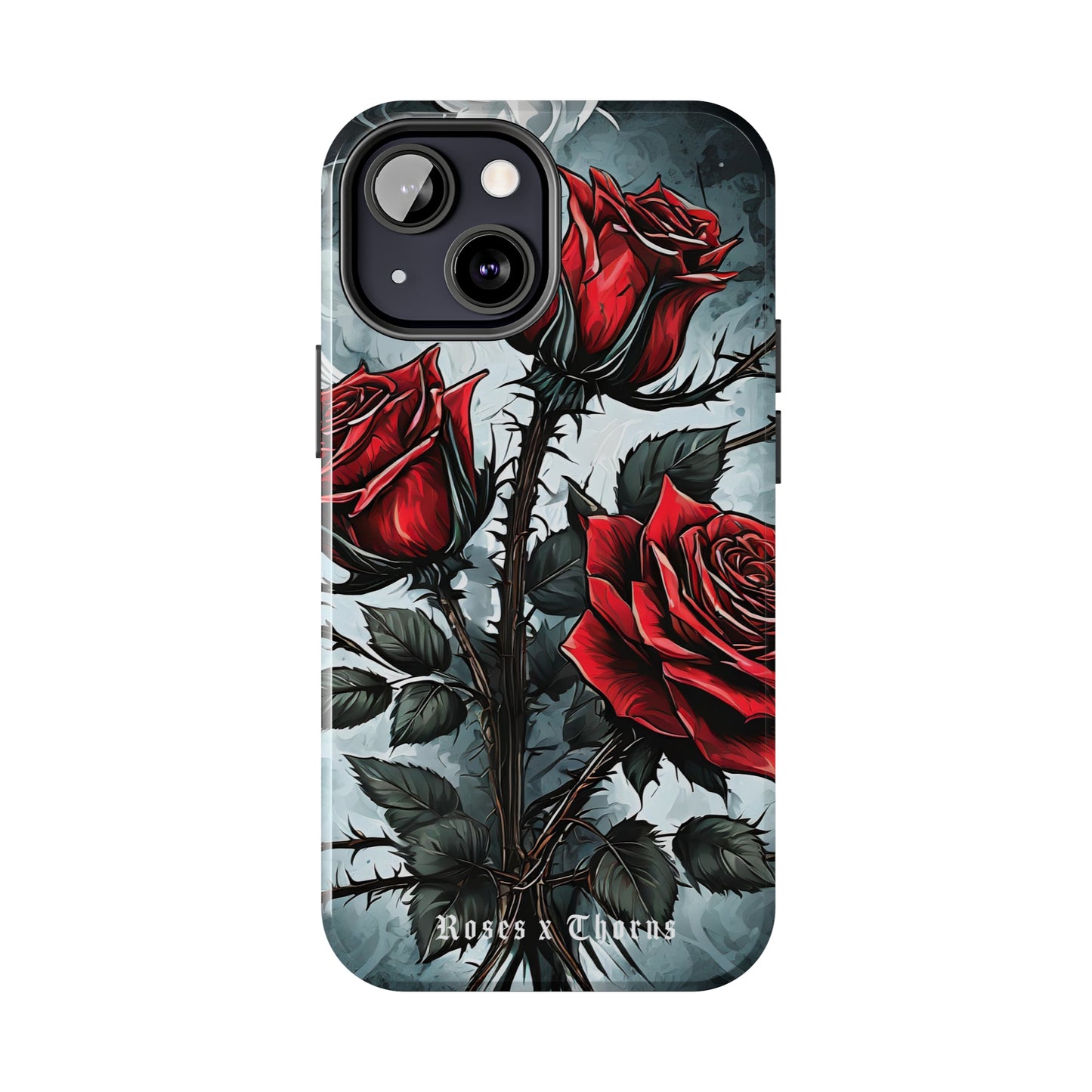 Red Roses x Thorns Tough Phone Cases