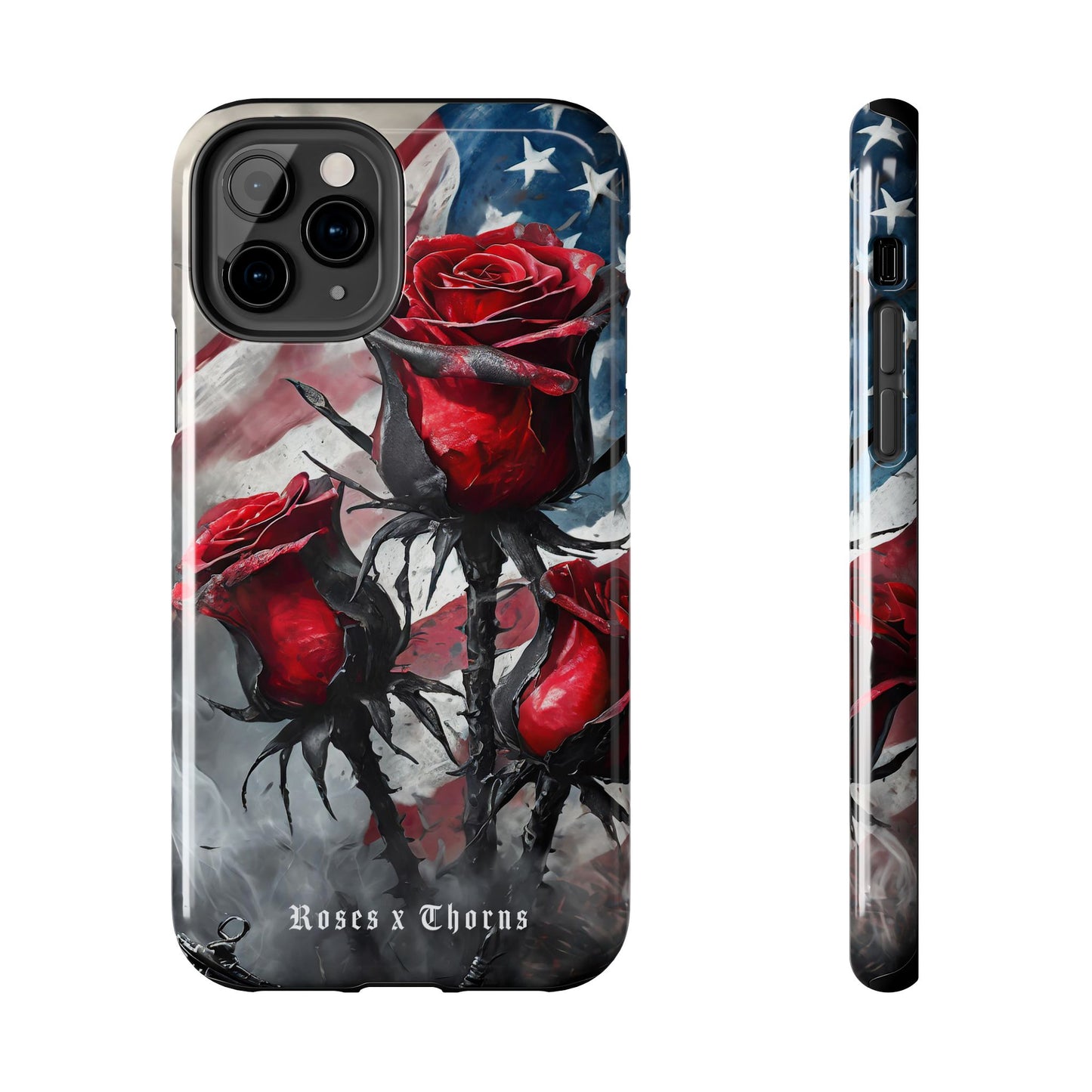 American Red Roses x Thorns Phone Cases