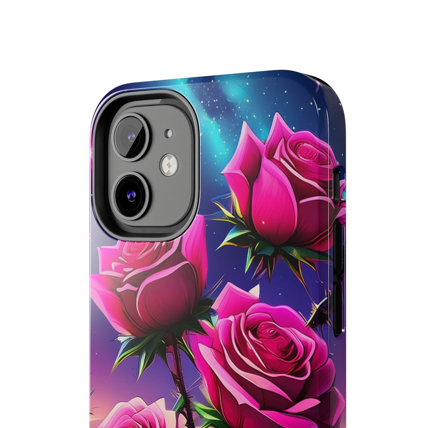 Pink Desert Roses x Thorns Phone Cases