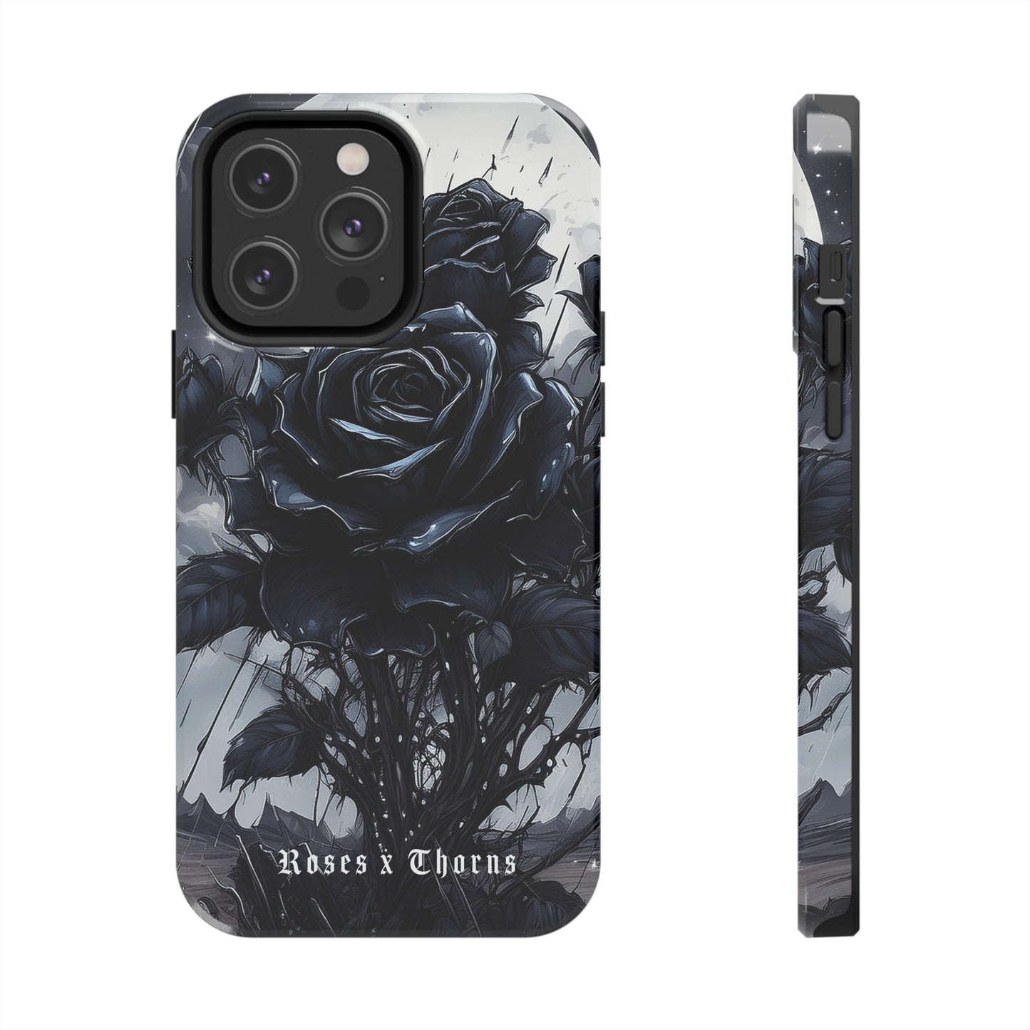 Black Desert Roses x Thorns Phone Cases