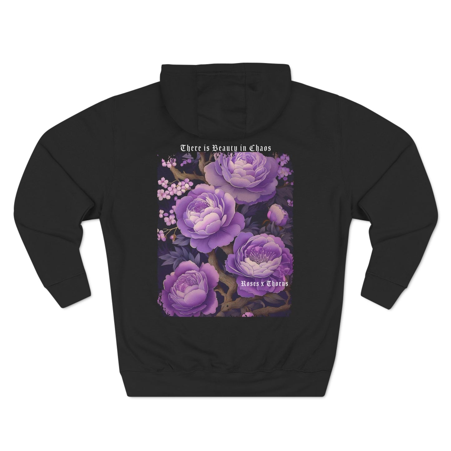 Purple Roses x Thorns Fleece Hoodie