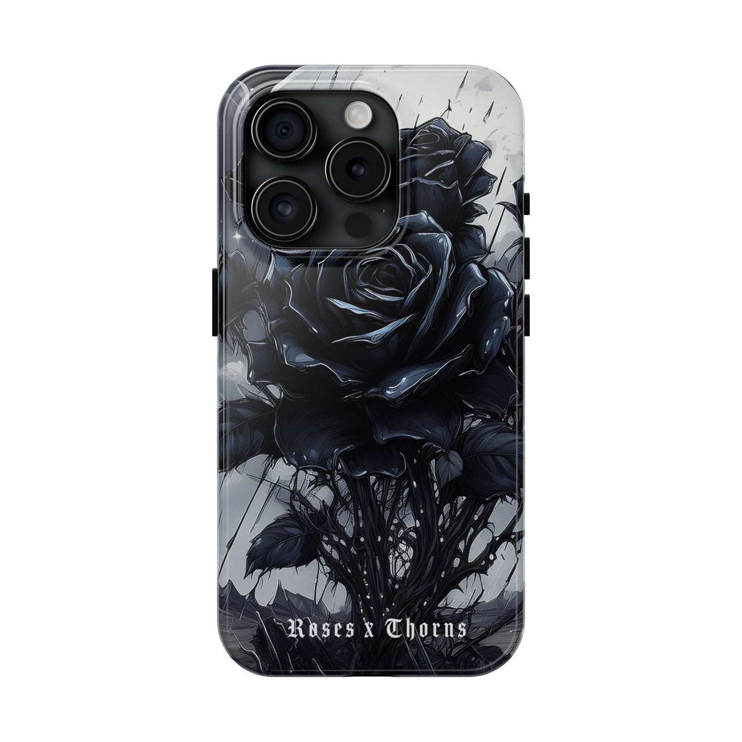 Black Desert Roses x Thorns Phone Cases