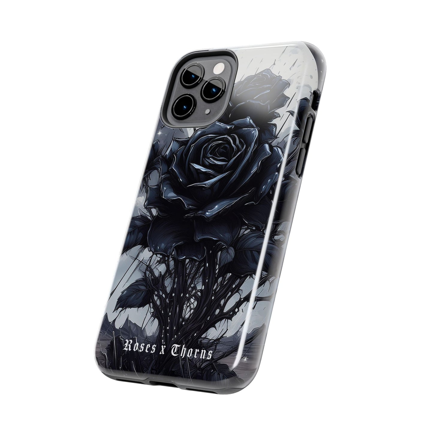 Black Desert Roses x Thorns Phone Cases