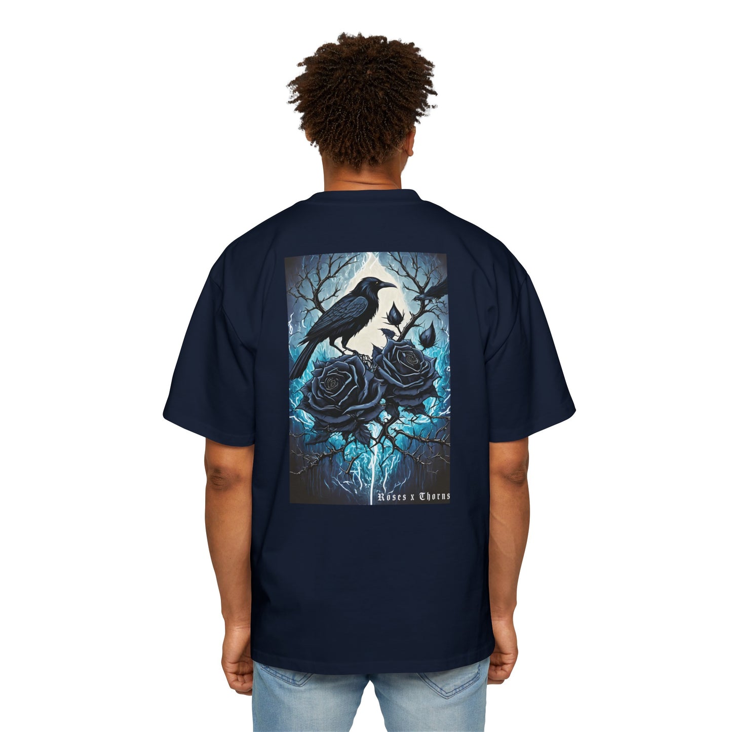 Blue Roses x Thorns x Crows Oversized Tee