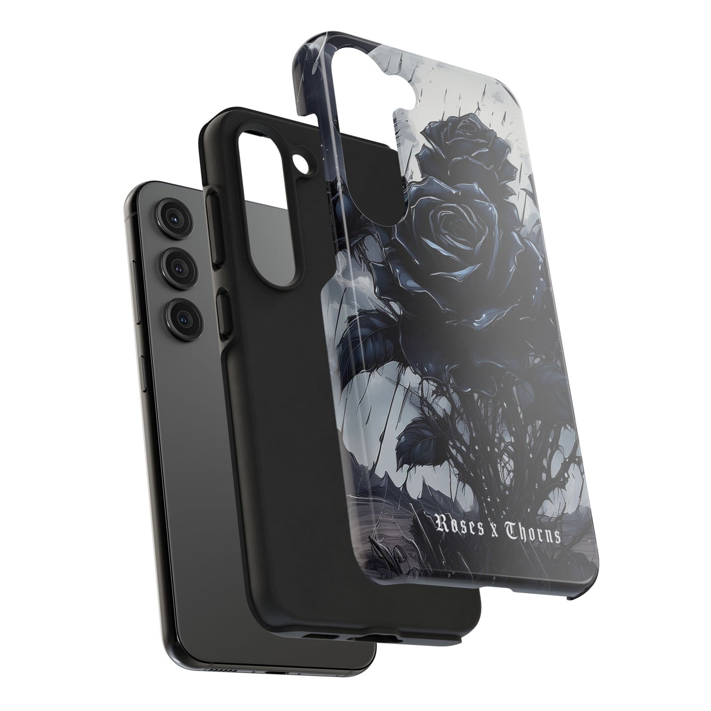 Black Desert Roses x Thorns Phone Cases