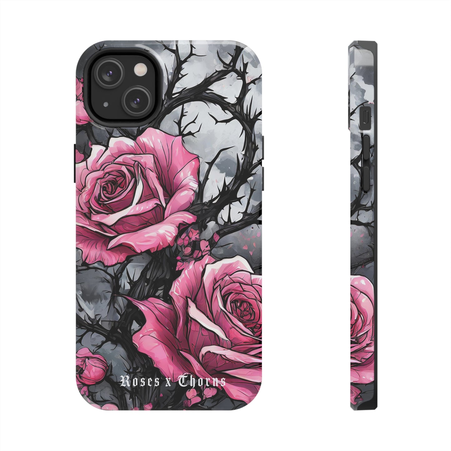 Pink Roses x Thorns Tough Phone Cases