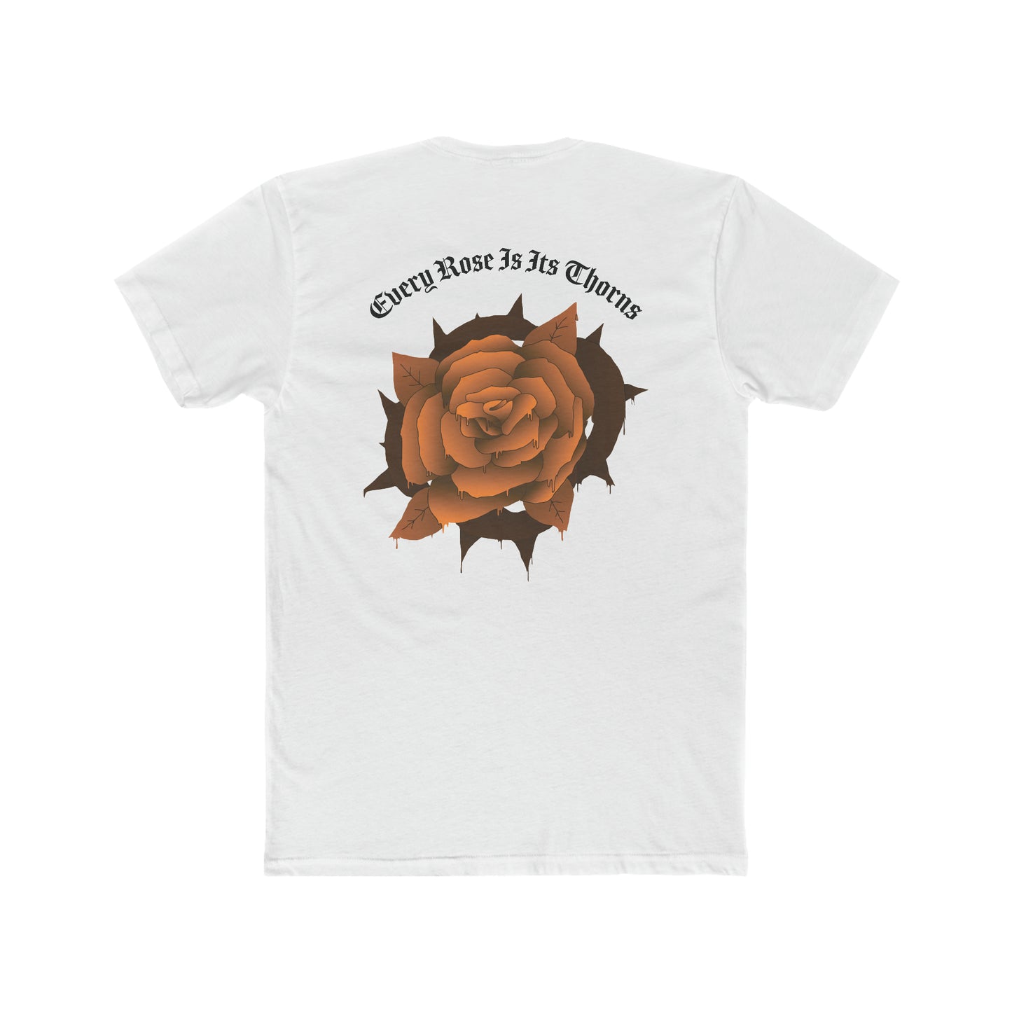 Halloween Dripping Orange Rose Tee