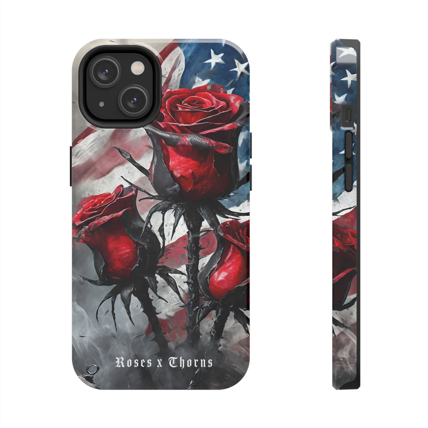 American Red Roses x Thorns Phone Cases