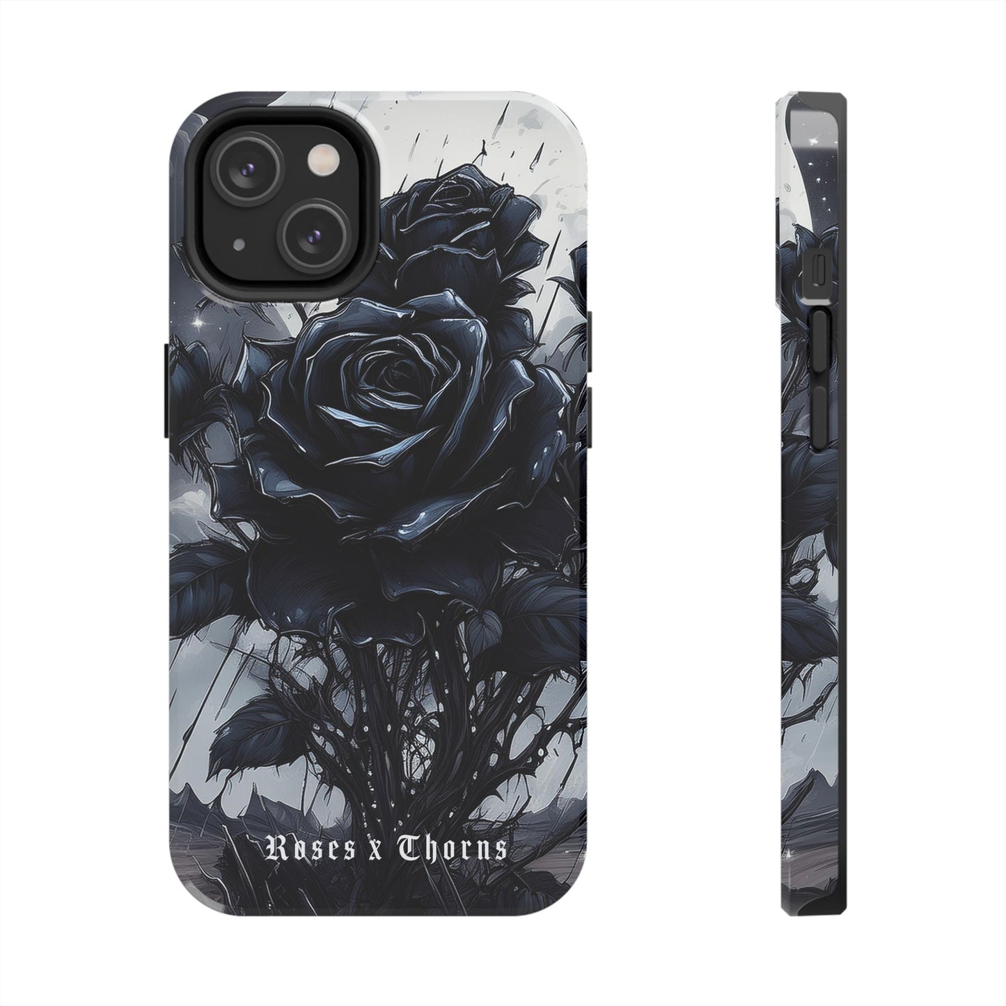 Black Desert Roses x Thorns Phone Cases