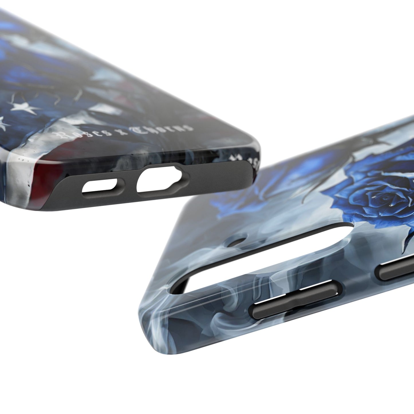 American Blue Roses x Thorns Phone Cases