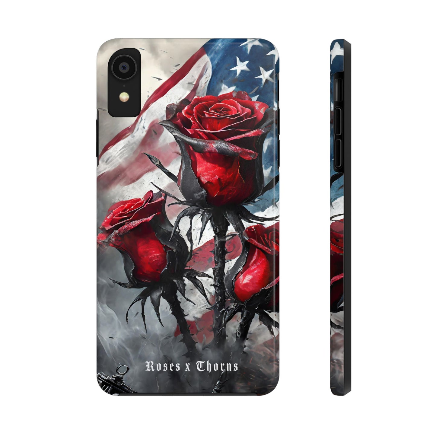 American Red Roses x Thorns Phone Cases