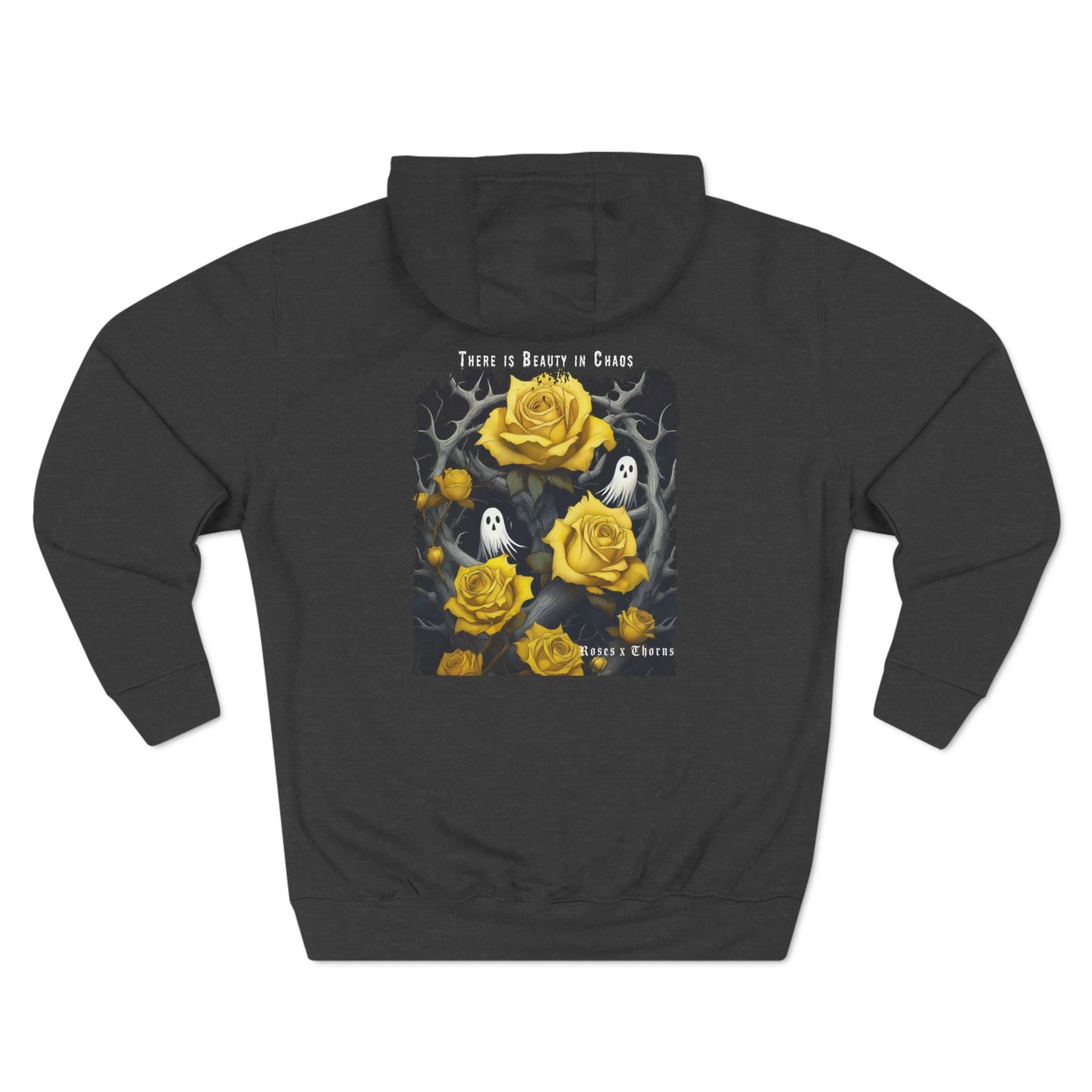 Spooky Ghosts Roses x Thorns Fleece Hoodie