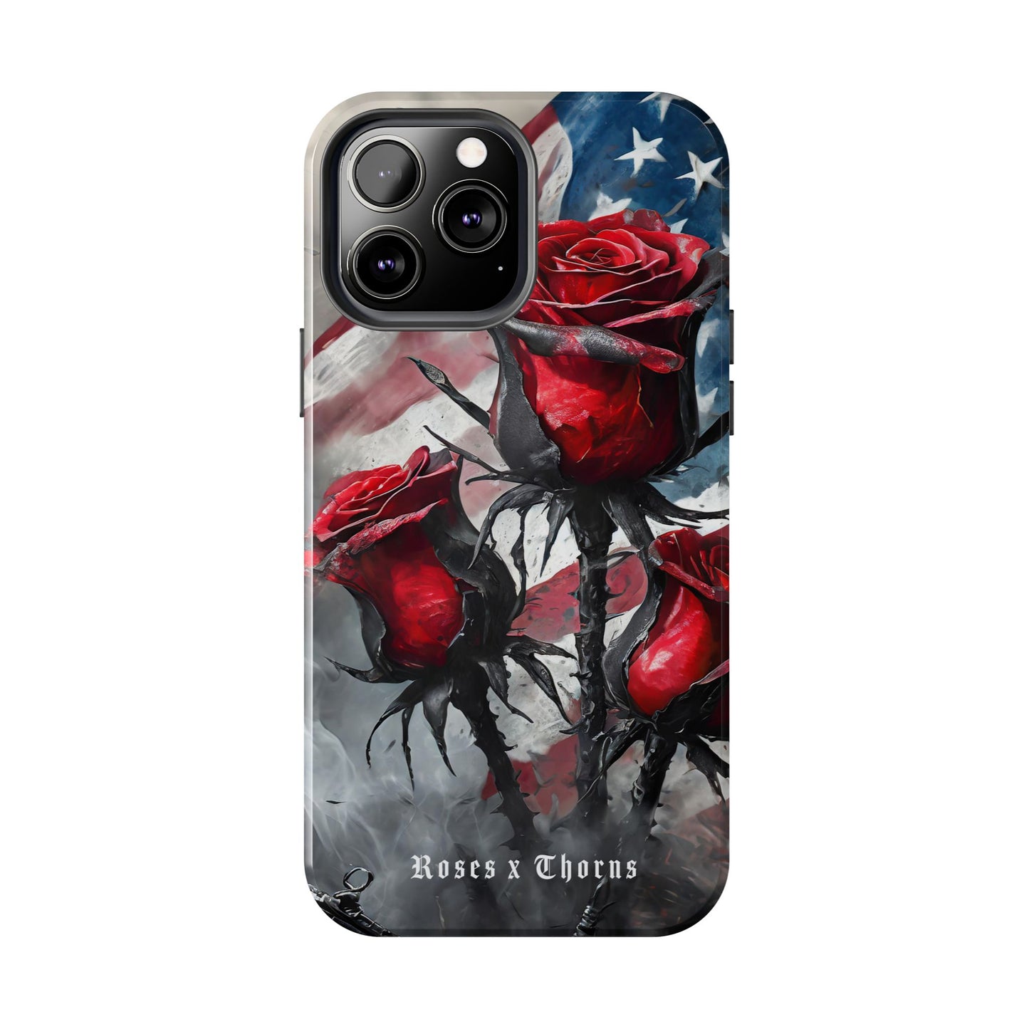 American Red Roses x Thorns Phone Cases