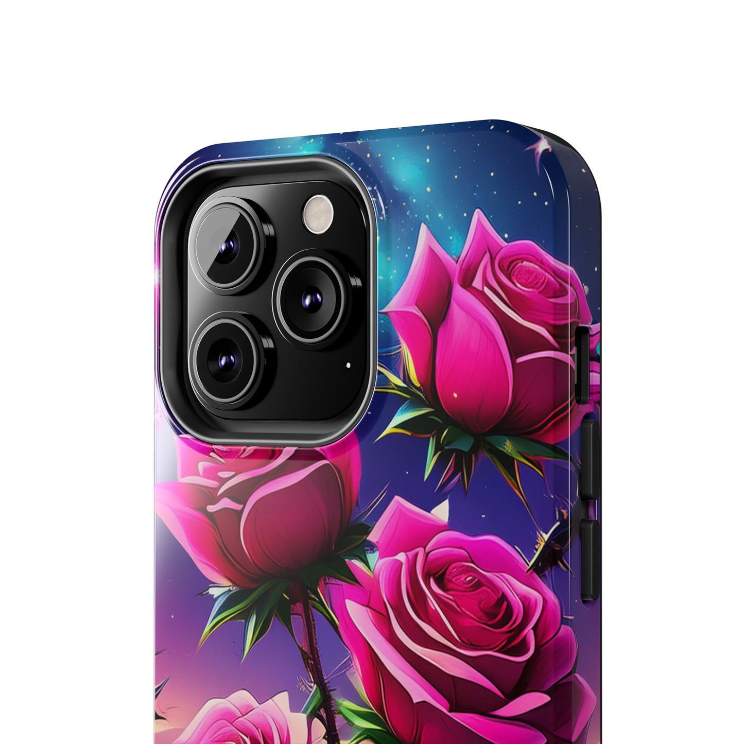 Pink Desert Roses x Thorns Phone Cases