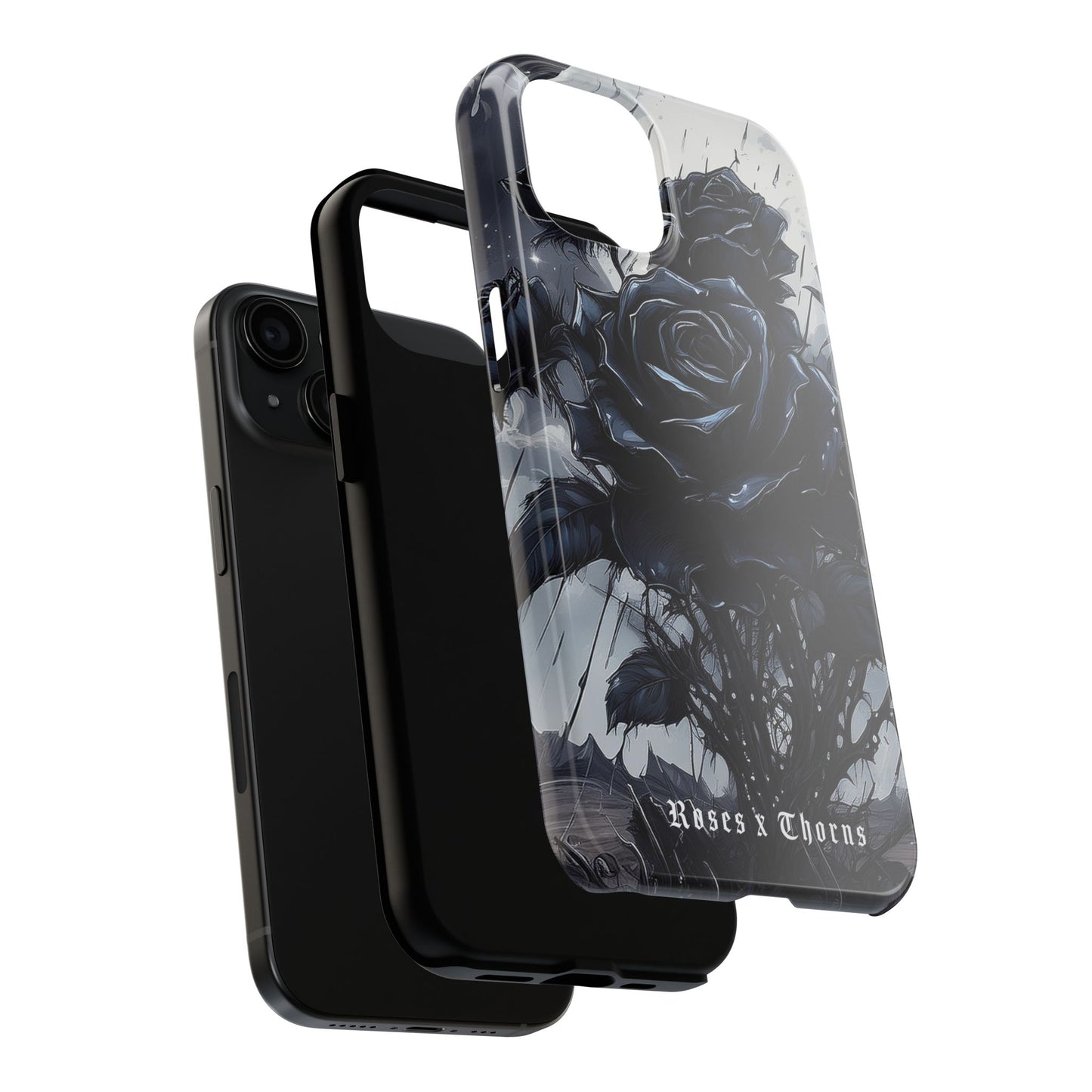 Black Desert Roses x Thorns Phone Cases