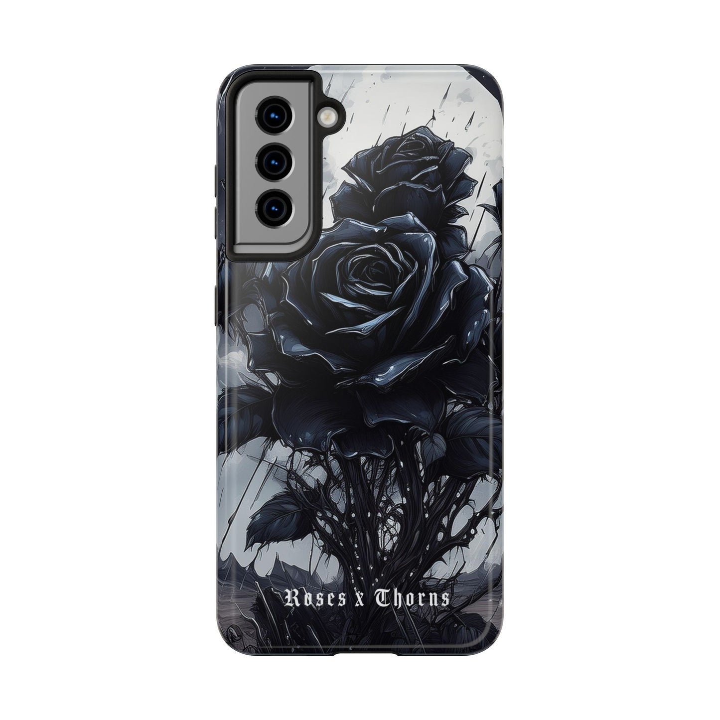 Black Desert Roses x Thorns Phone Cases