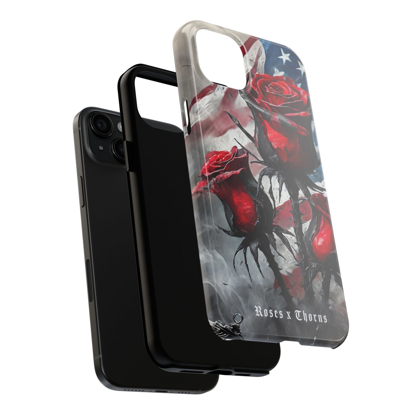 American Red Roses x Thorns Phone Cases