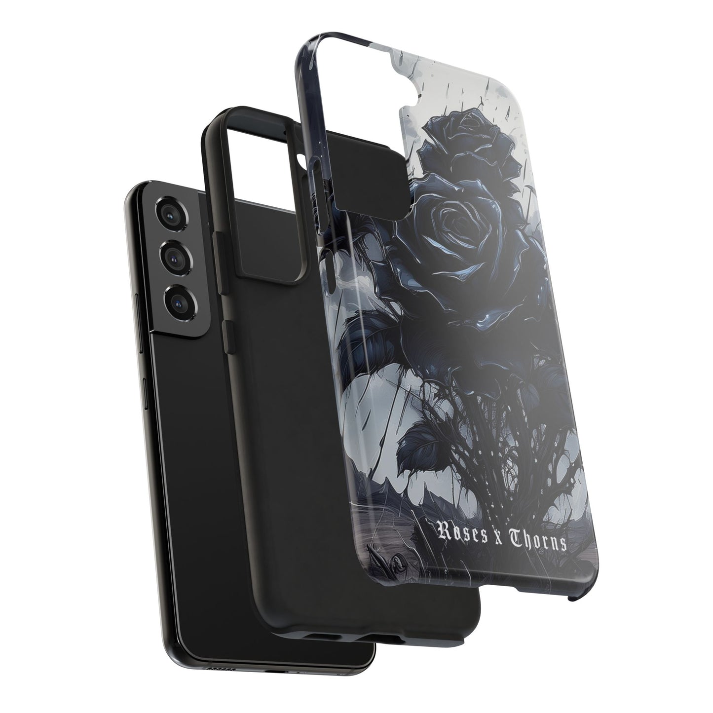 Black Desert Roses x Thorns Phone Cases