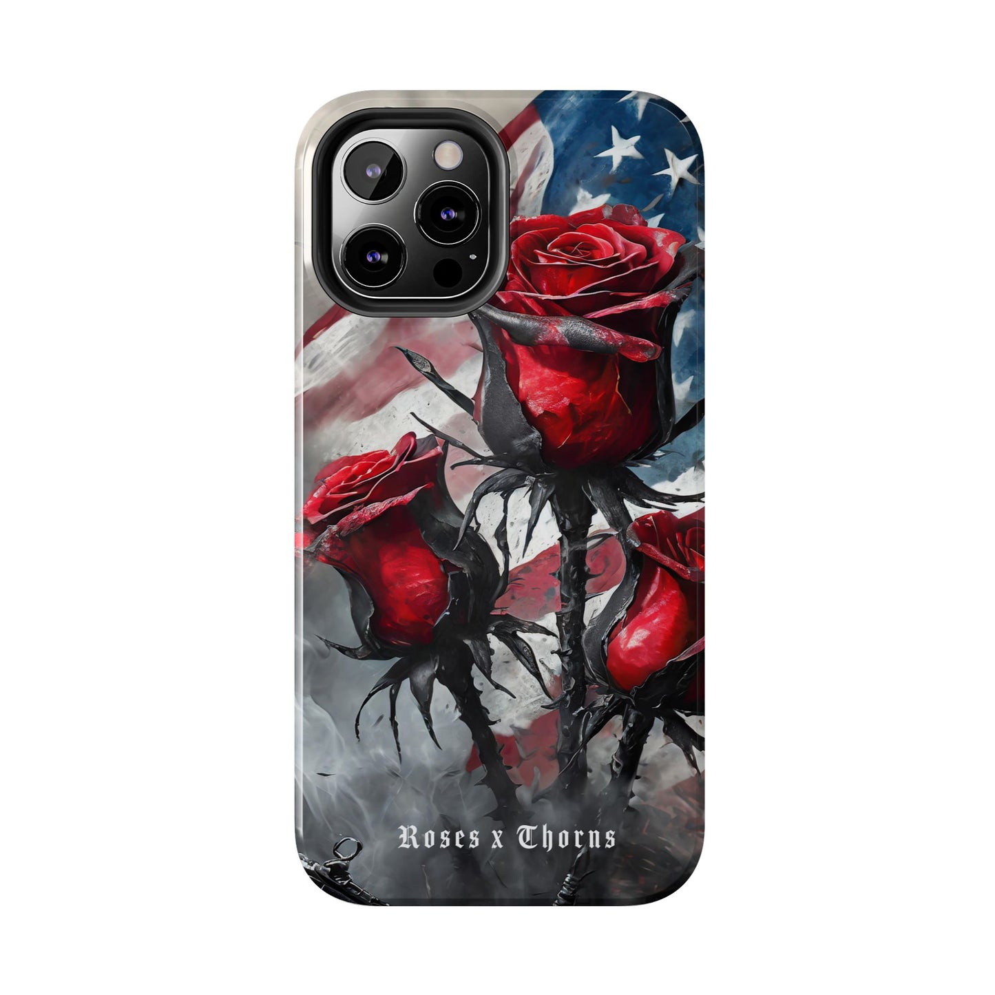 American Red Roses x Thorns Phone Cases