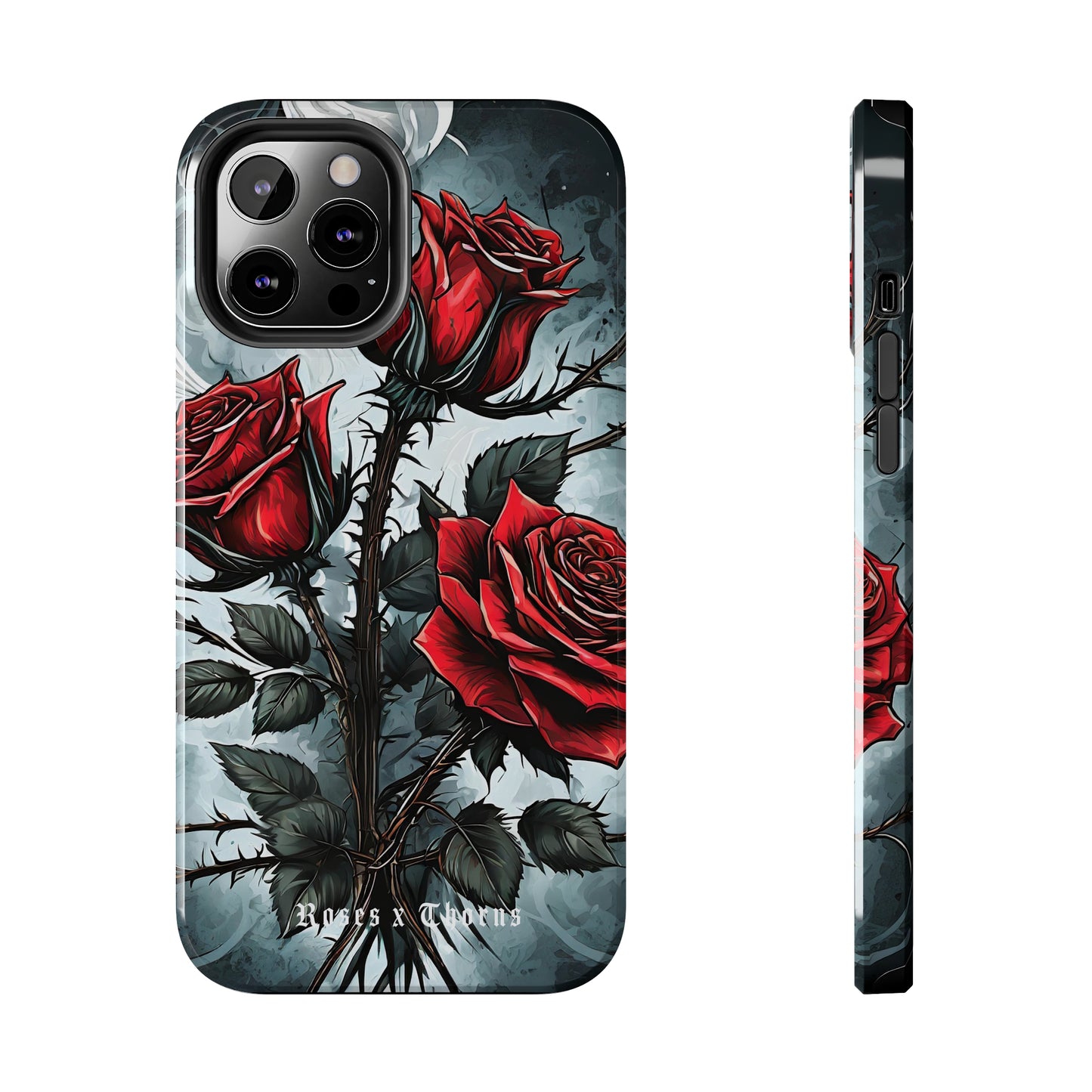 Red Roses x Thorns Tough Phone Cases