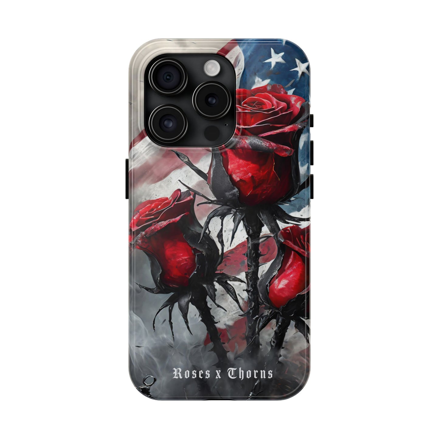 American Red Roses x Thorns Phone Cases