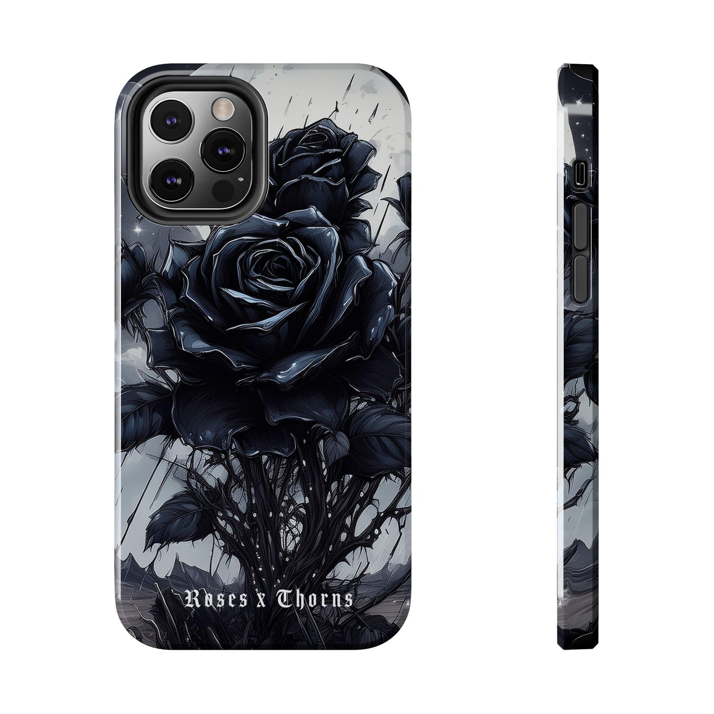 Black Desert Roses x Thorns Phone Cases