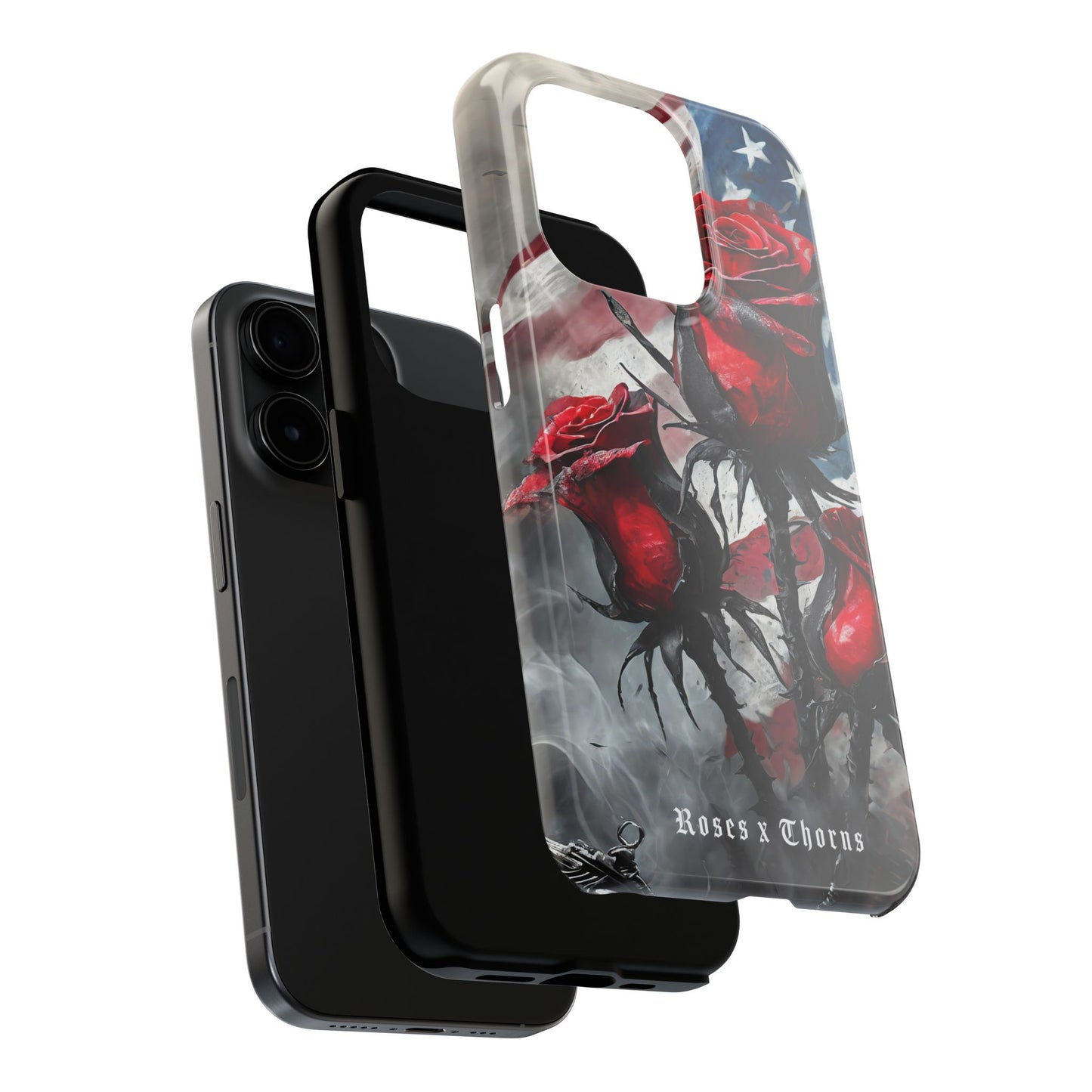 American Red Roses x Thorns Phone Cases