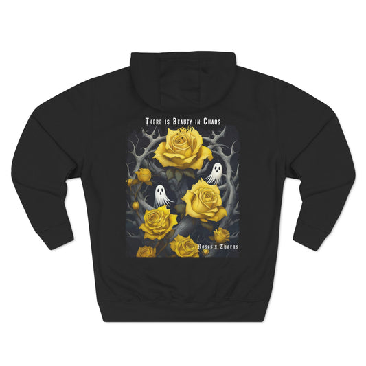 Spooky Ghosts Roses x Thorns Fleece Hoodie