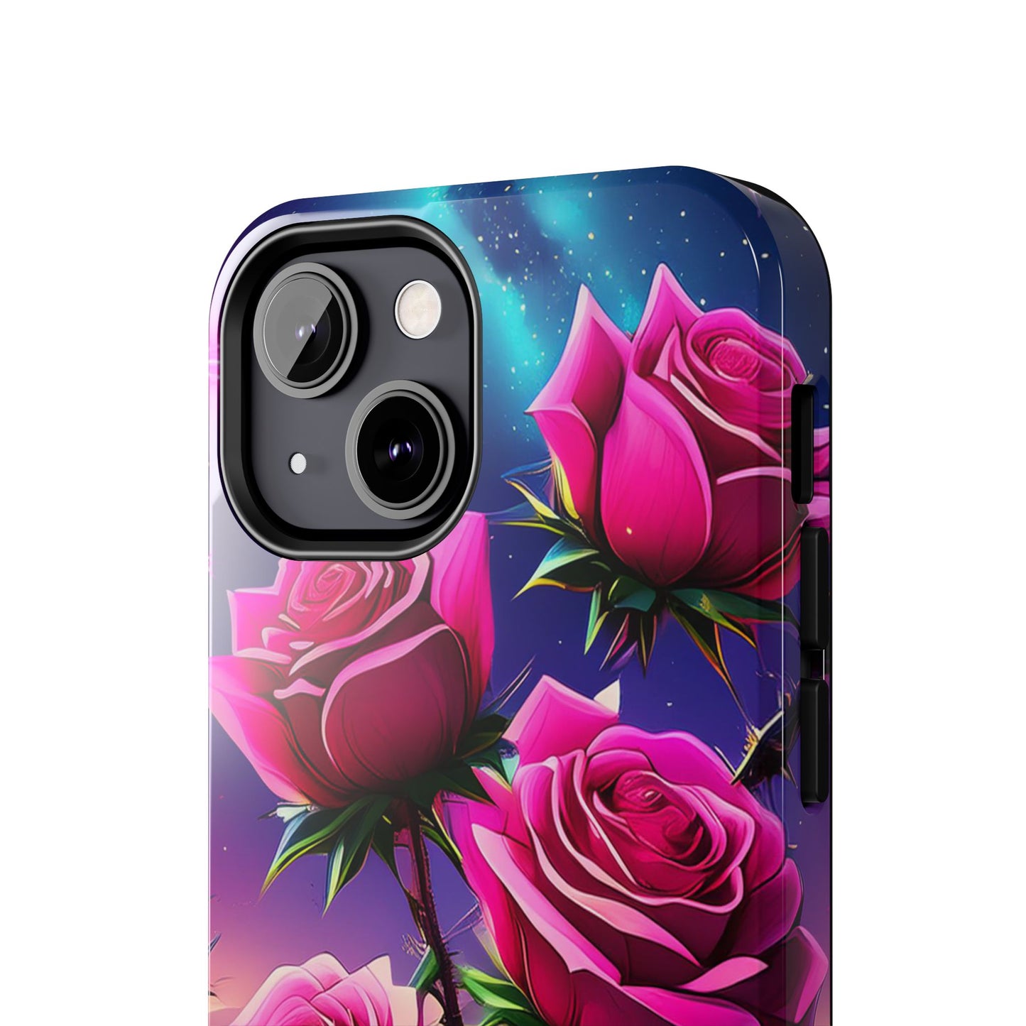 Pink Desert Roses x Thorns Phone Cases