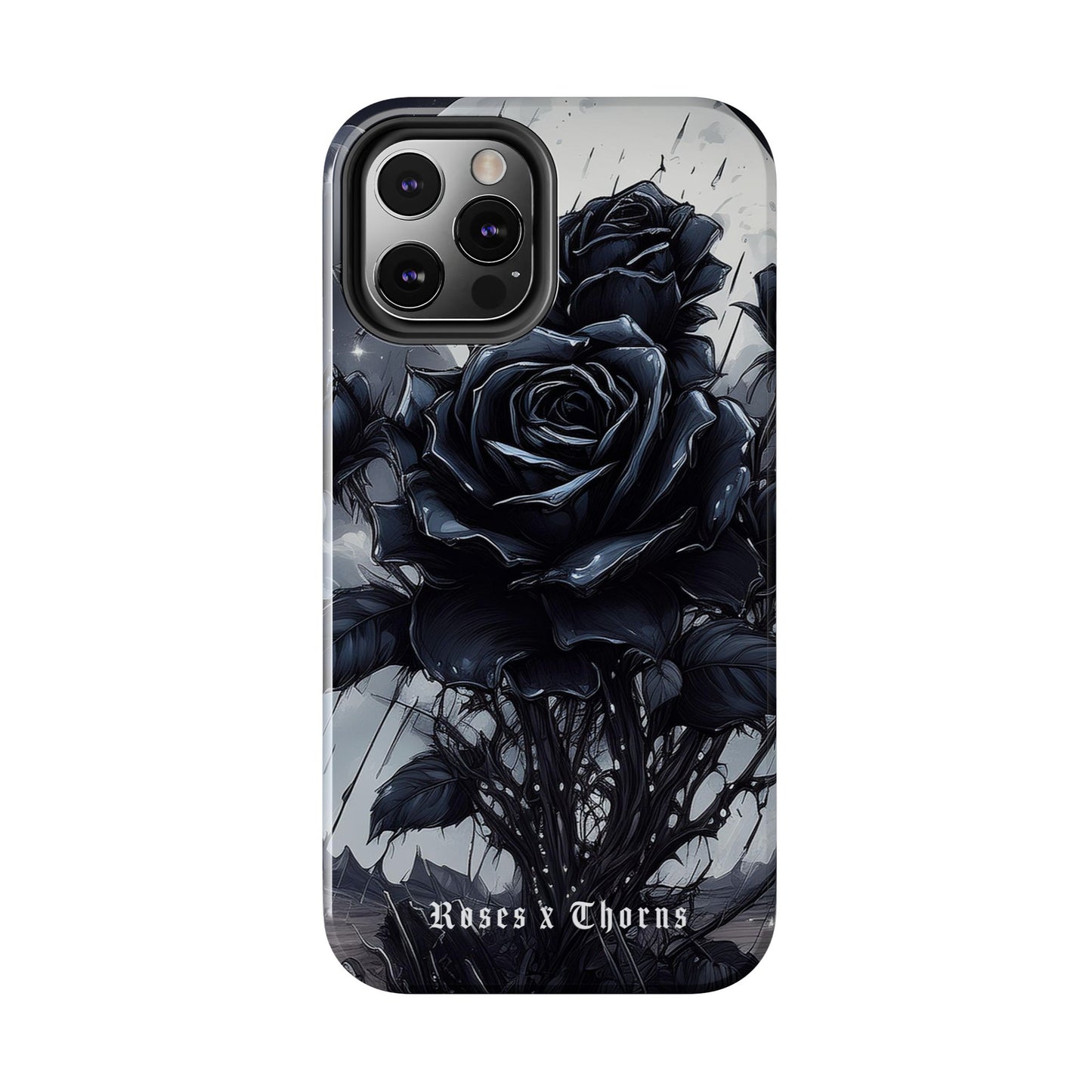 Black Desert Roses x Thorns Phone Cases