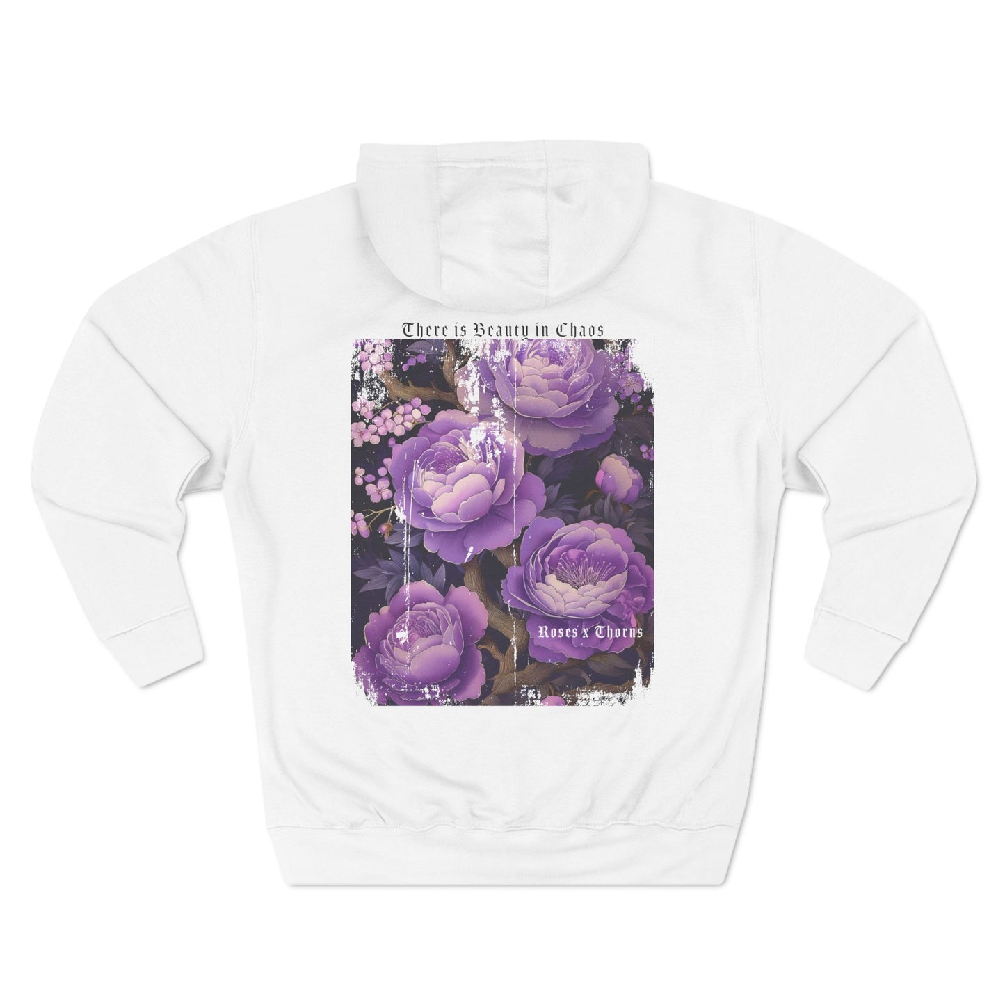 Purple Roses x Thorns Fleece Hoodie